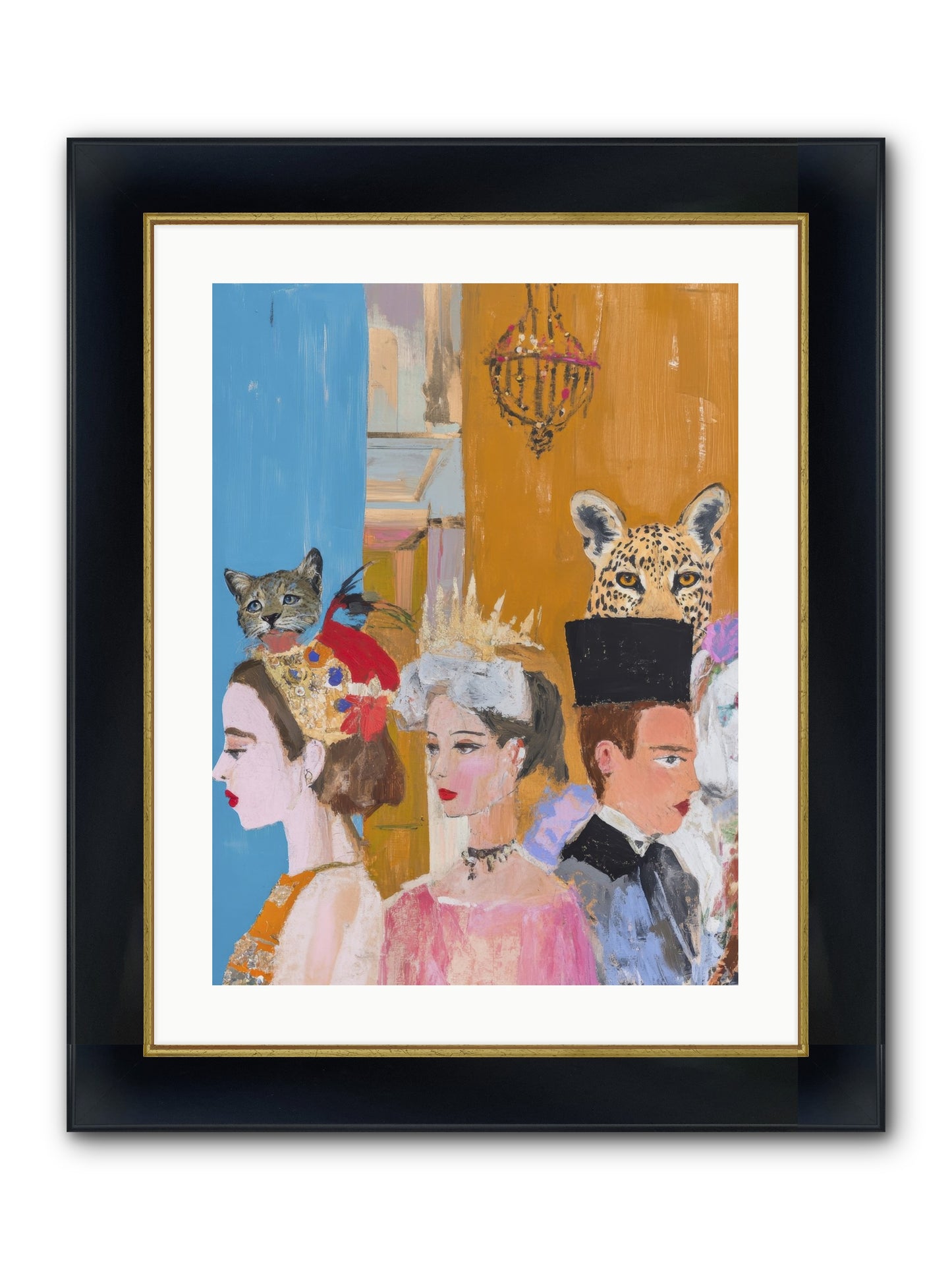 Midnight Theater Guild Framed Print - Wide Black w/Gold 18x24