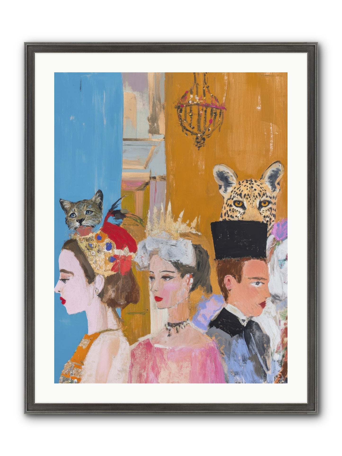 Midnight Theater Guild Framed Print - Slimwoods Black/Silver 24x32