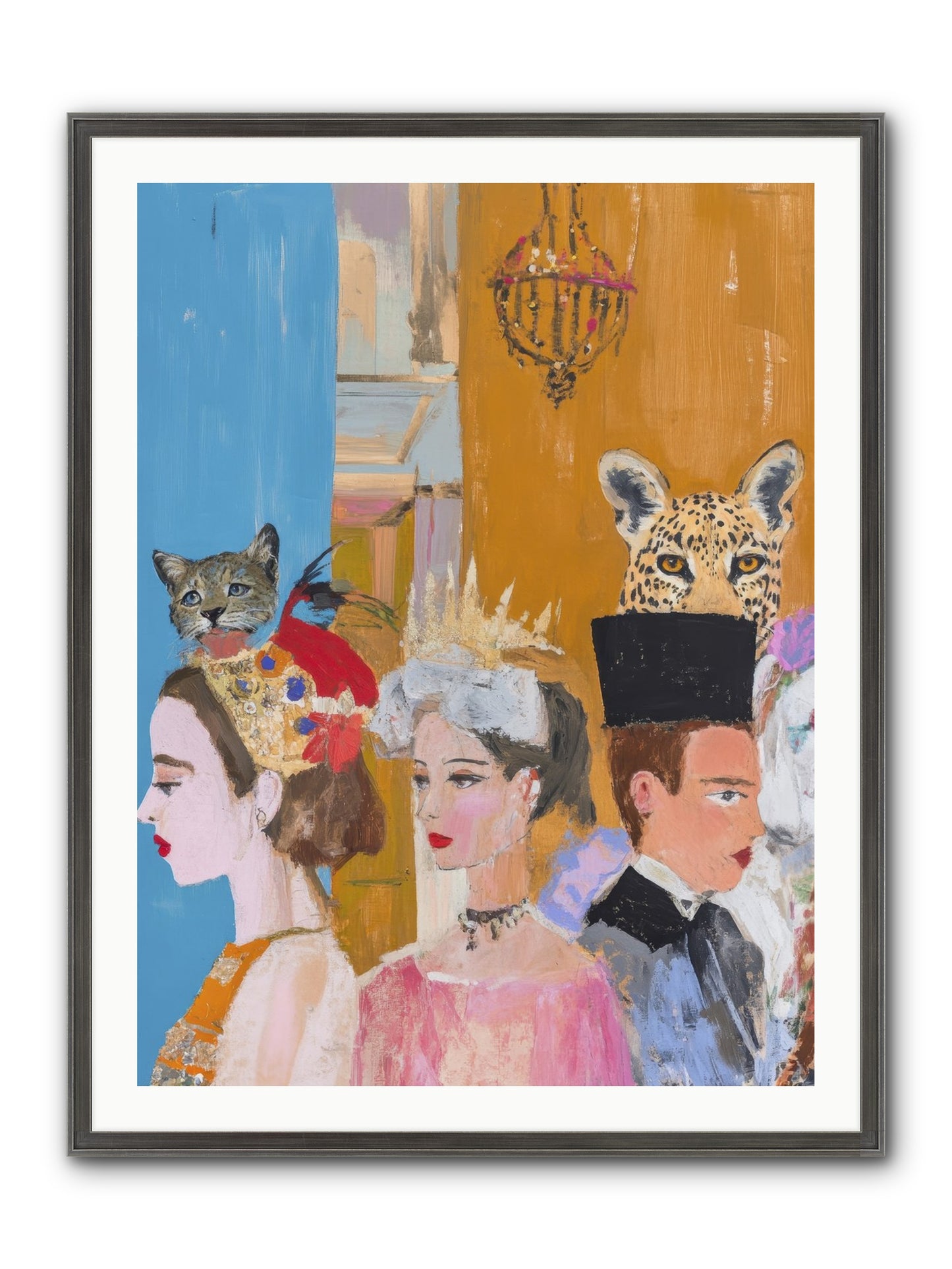 Midnight Theater Guild Framed Print - Slimwoods Black/Silver 30x40