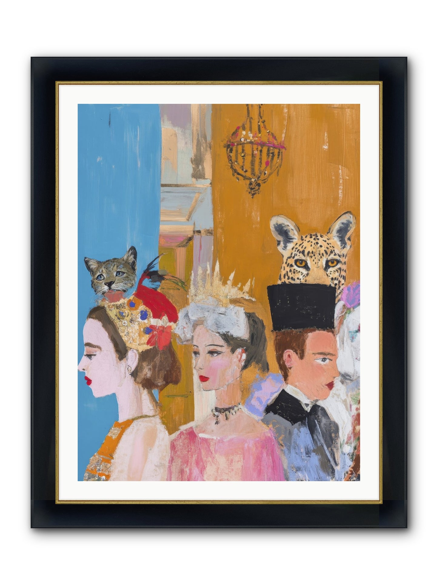 Midnight Theater Guild Framed Print - Wide Black w/Gold 30x40