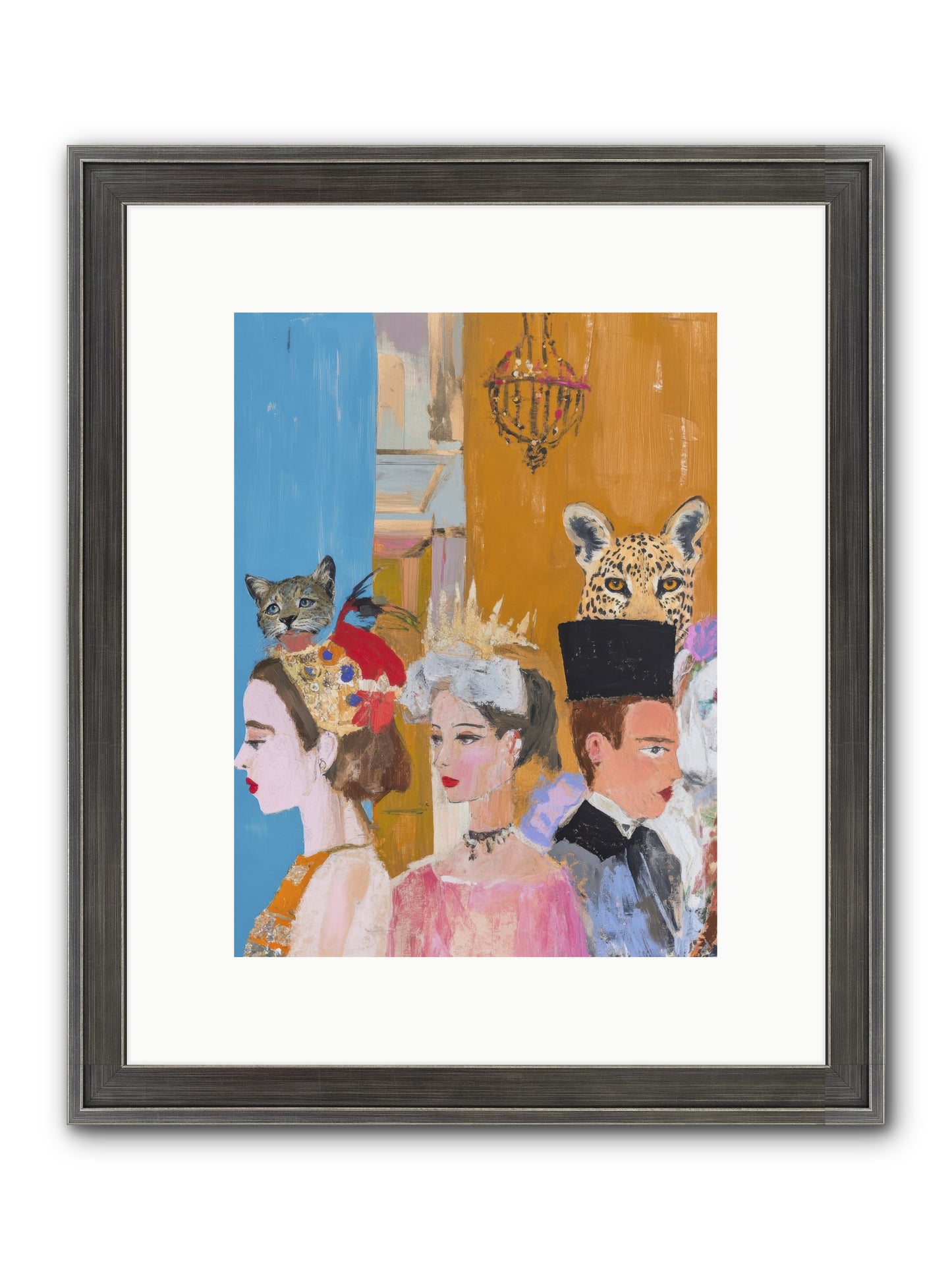 Midnight Theater Guild Framed Print - Slimwoods Black/Silver 9x12