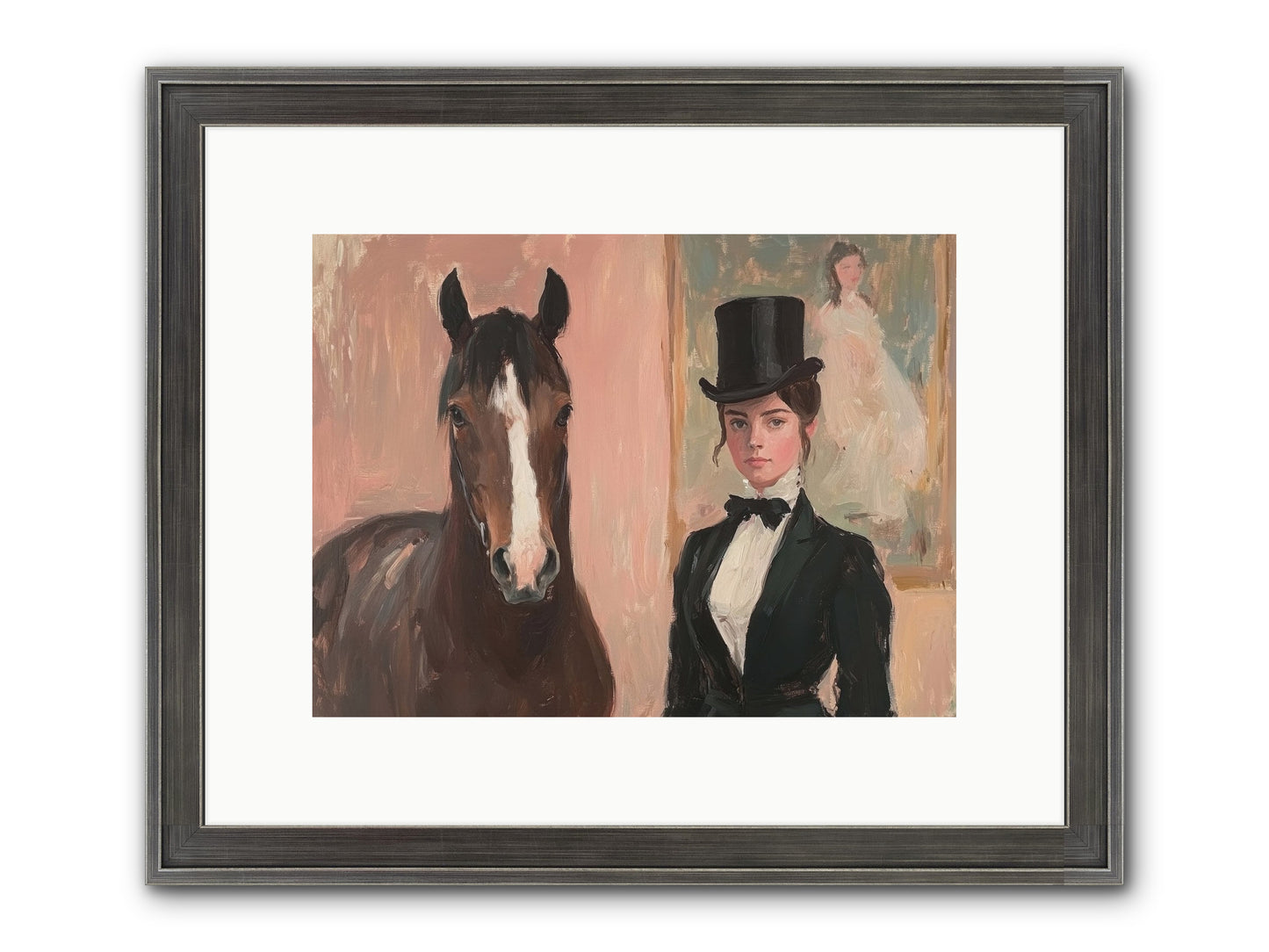 Midnight Wonder Framed Print - Slimwoods Black/Silver 12x9