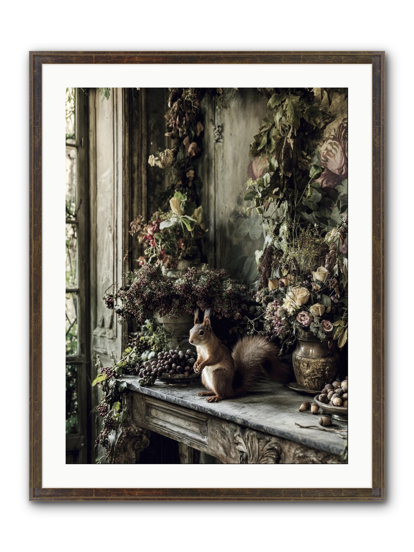 Millie Framed Print - Slimwoods Black/Gold 24x32