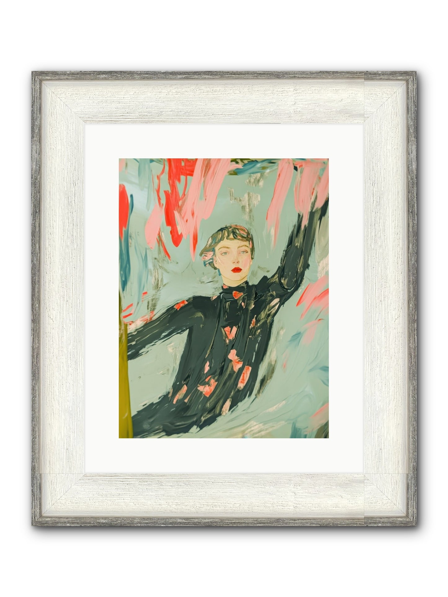 Mind's Quiet Gallery Framed Print - Driftwood White 12x16