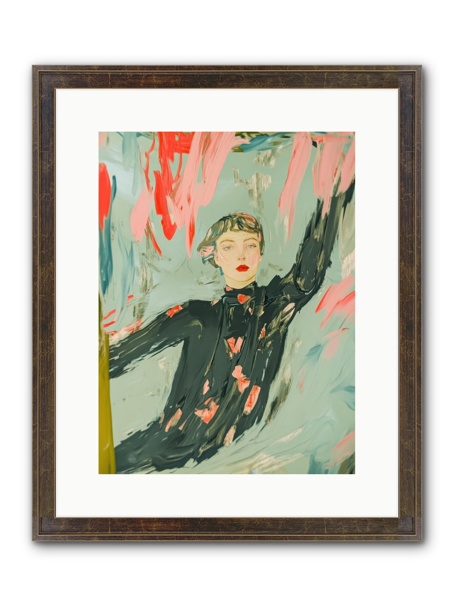 Mind's Quiet Gallery Framed Print - Slimwoods Black/Gold 12x16