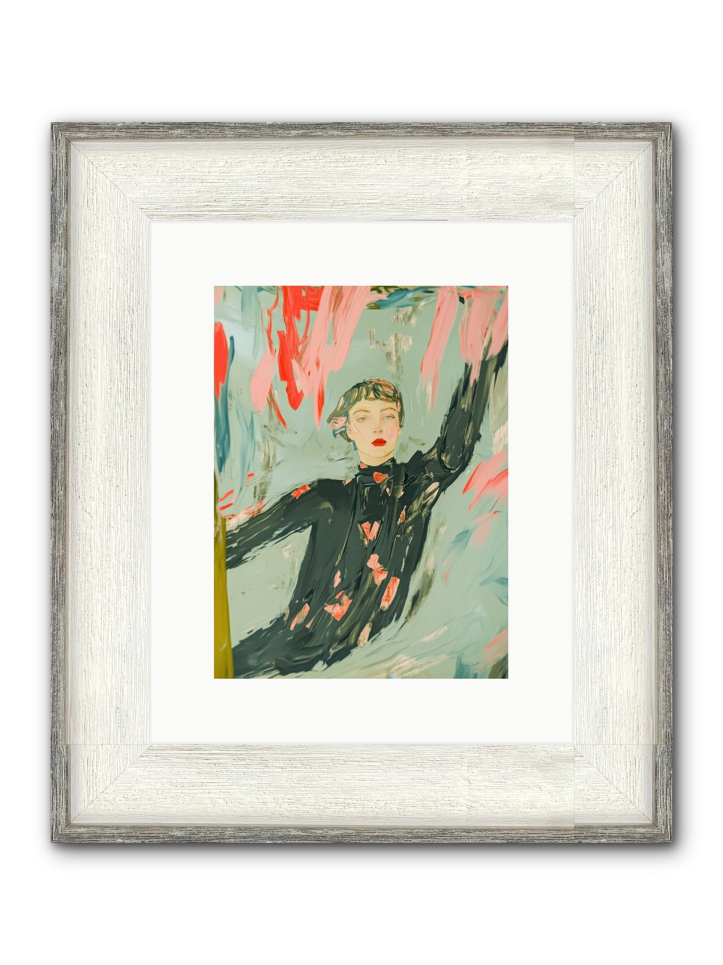 Mind's Quiet Gallery Framed Print - Driftwood White 9x12
