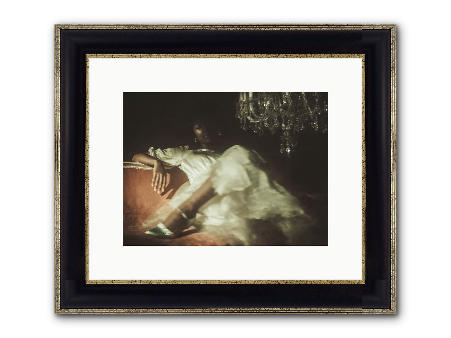 Minor Revelations Framed Print - Black & Gold 12x9
