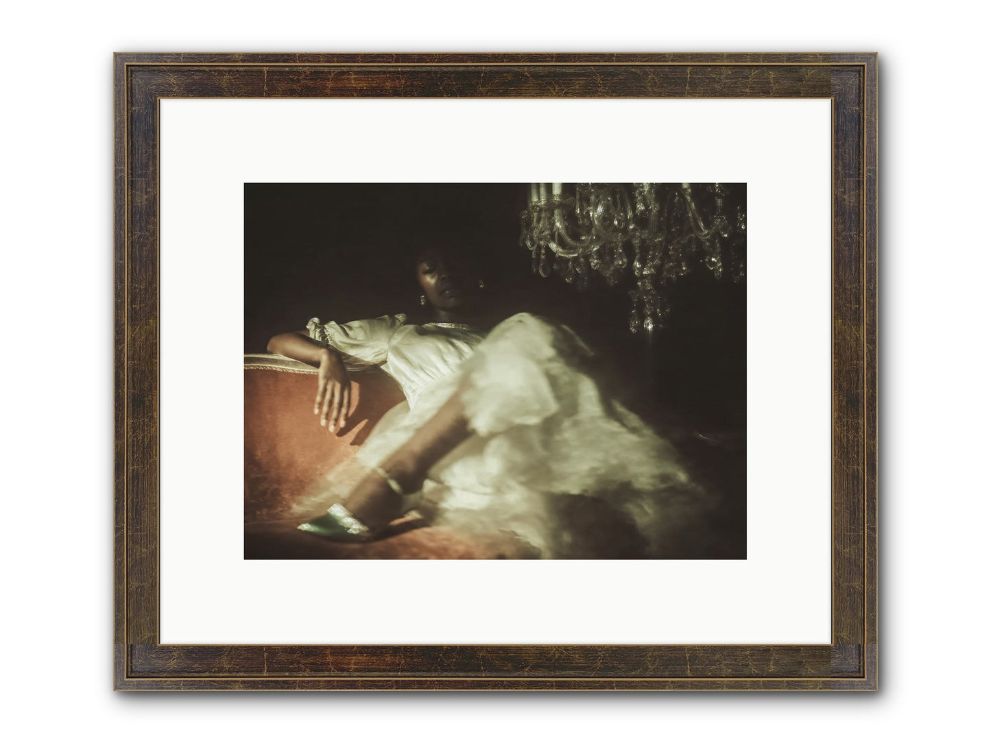 Minor Revelations Framed Print - Slimwoods Black/Gold 12x9