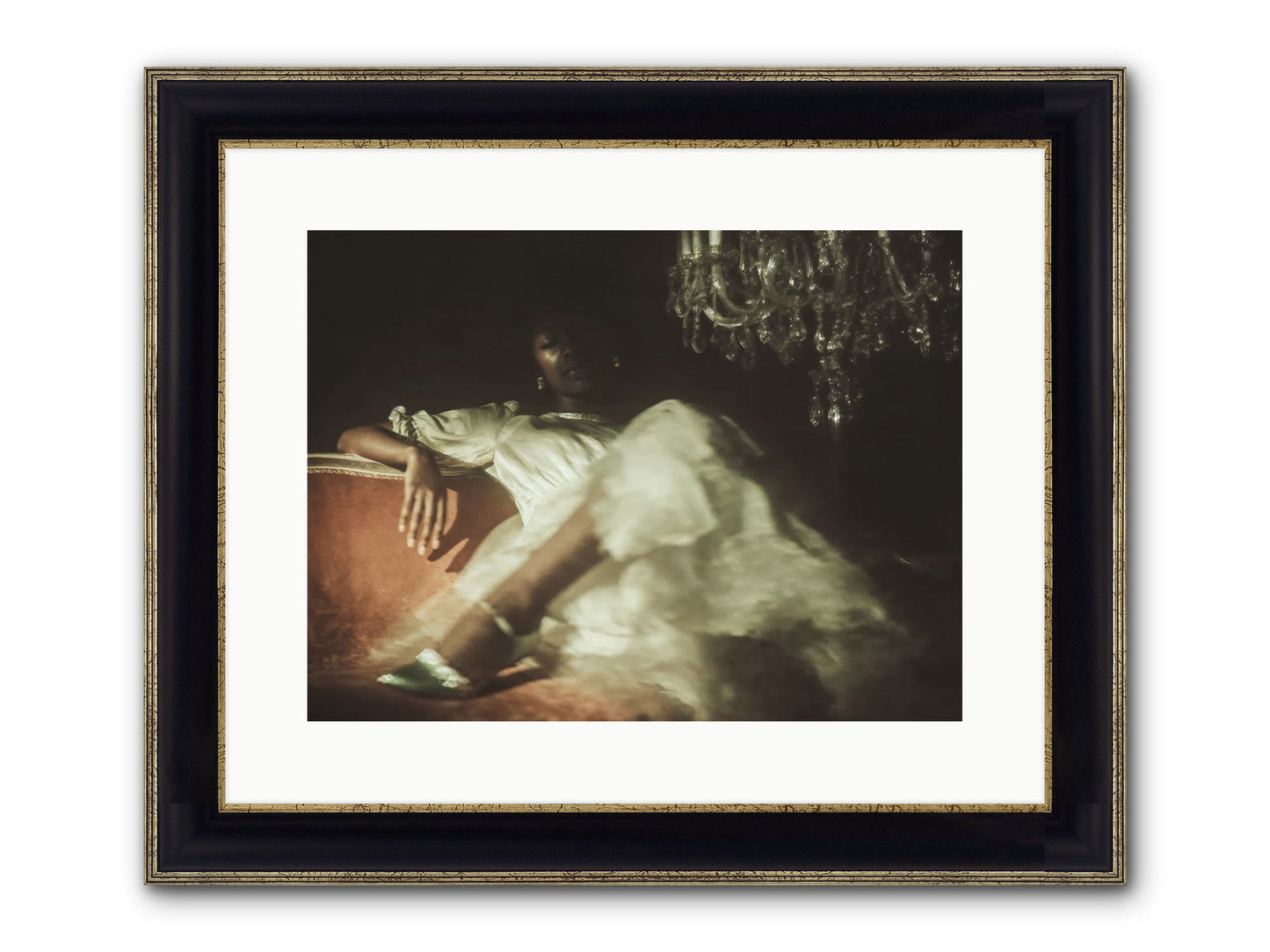 Minor Revelations Framed Print - Black & Gold 16x12