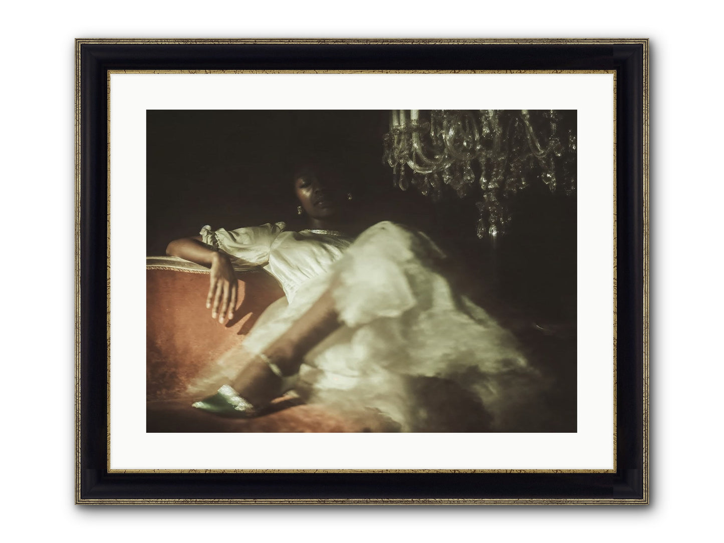 Minor Revelations Framed Print - Black & Gold 24x18