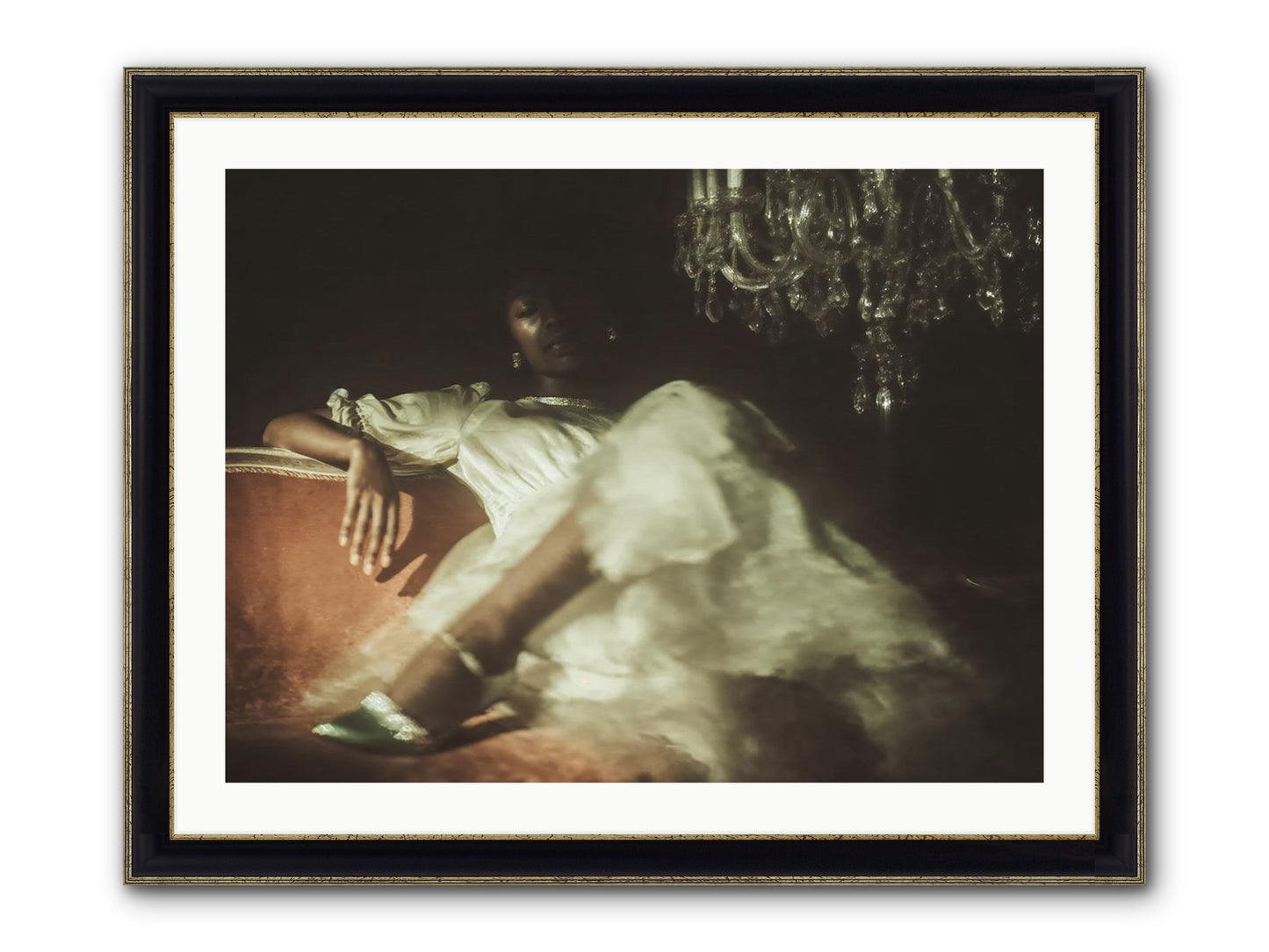 Minor Revelations Framed Print - Black & Gold 32x24