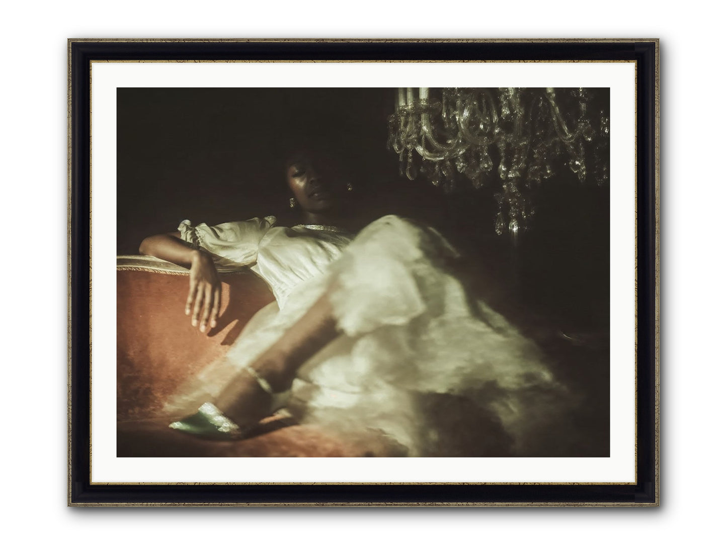 Minor Revelations Framed Print - Black & Gold 40x30