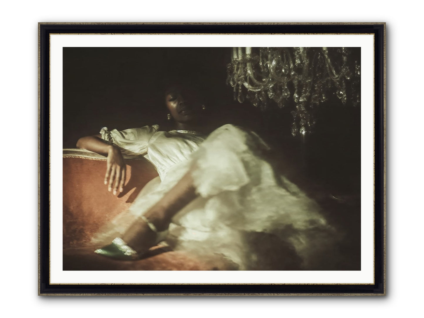 Minor Revelations Framed Print - Black & Gold 48x36