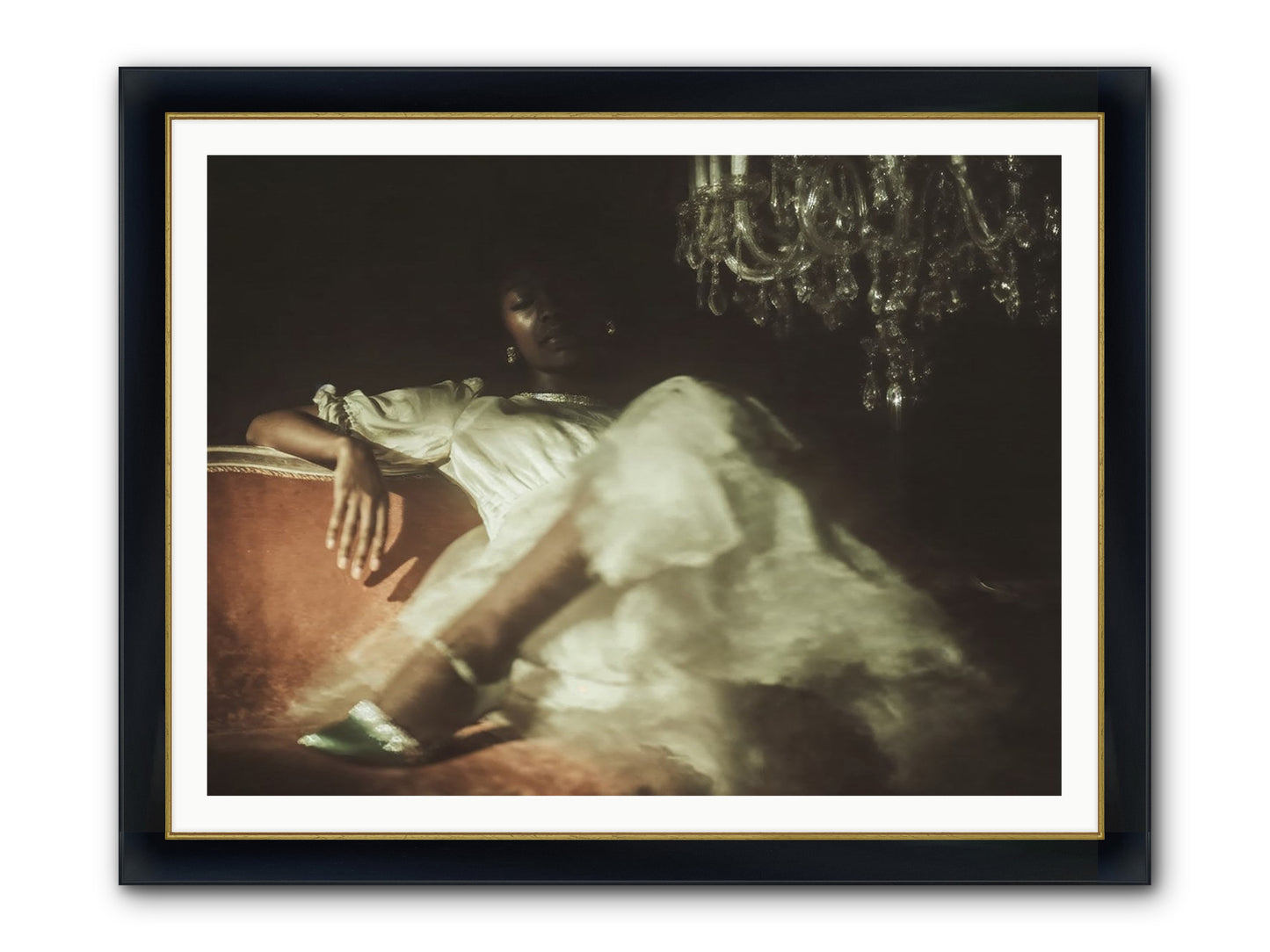 Minor Revelations Framed Print - Wide Black w/Gold 48x36