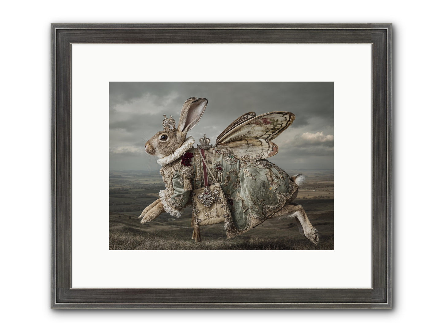 Mintwater Diaries No.1 Framed Print - Slimwoods Black/Silver 12x9