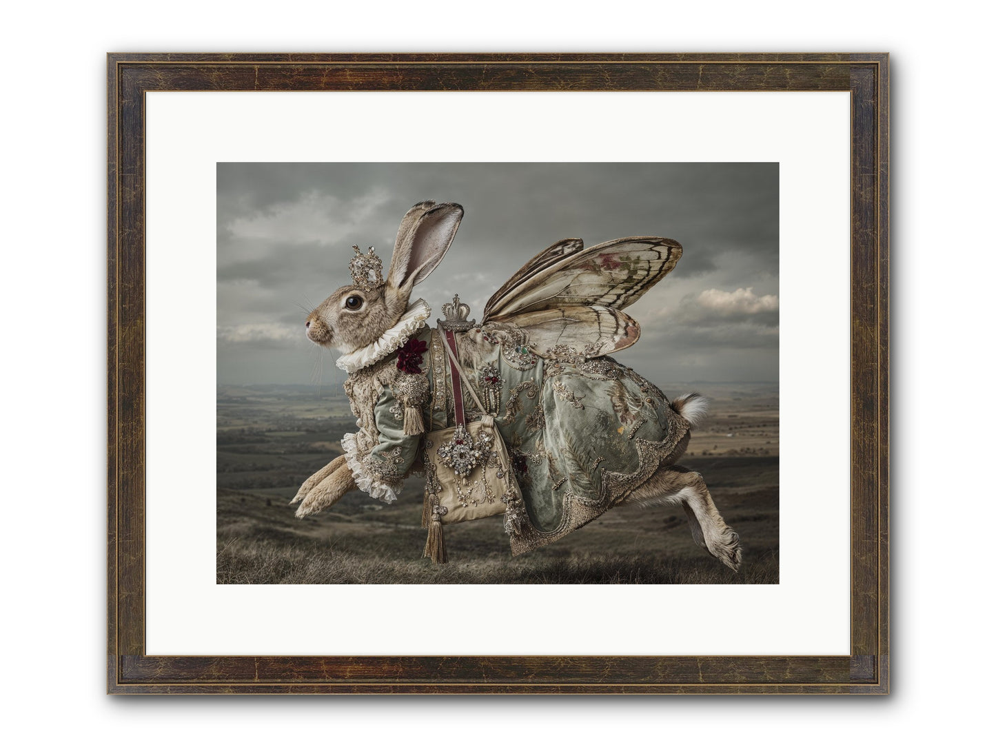 Mintwater Diaries No.1 Framed Print - Slimwoods Black/Gold 16x12