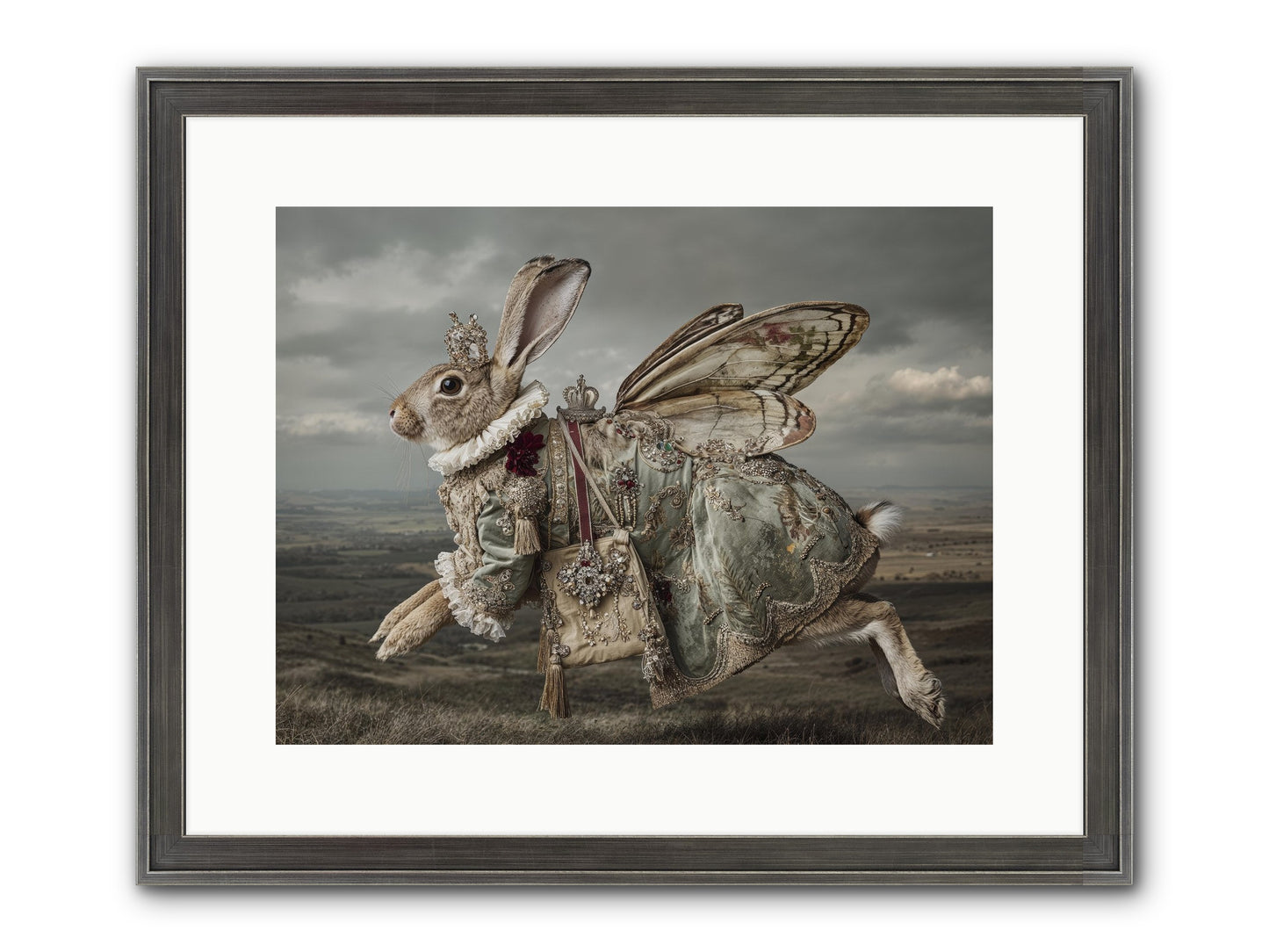 Mintwater Diaries No.1 Framed Print - Slimwoods Black/Silver 16x12