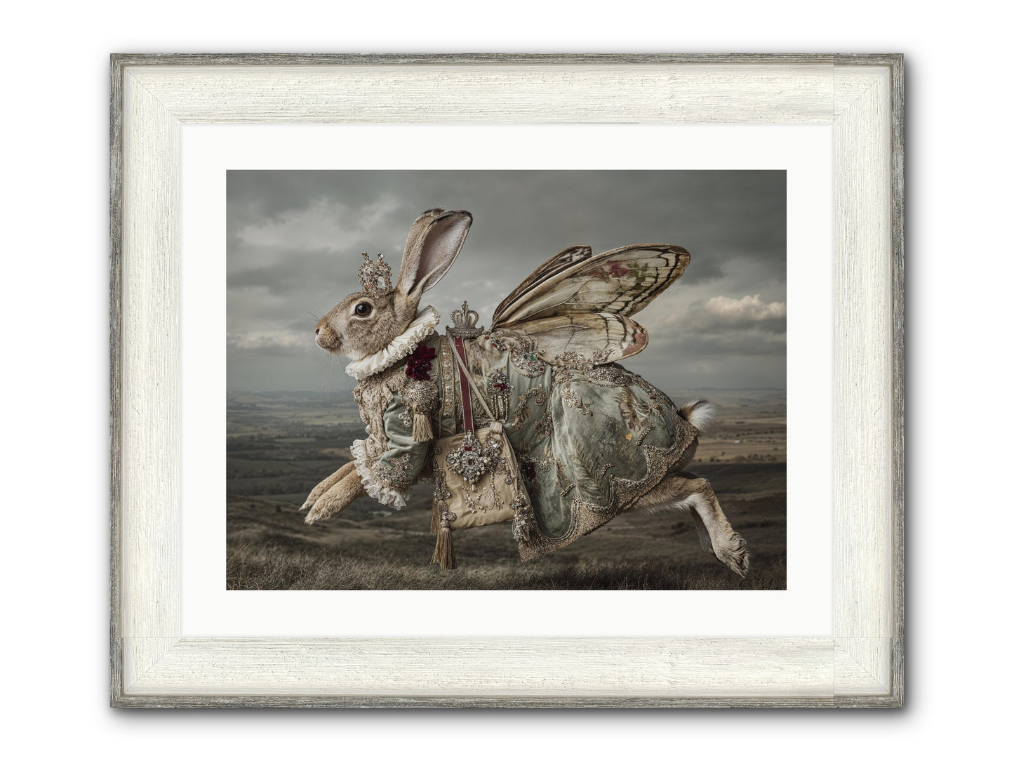 Mintwater Diaries No.1 Framed Print - Driftwood White 24x18