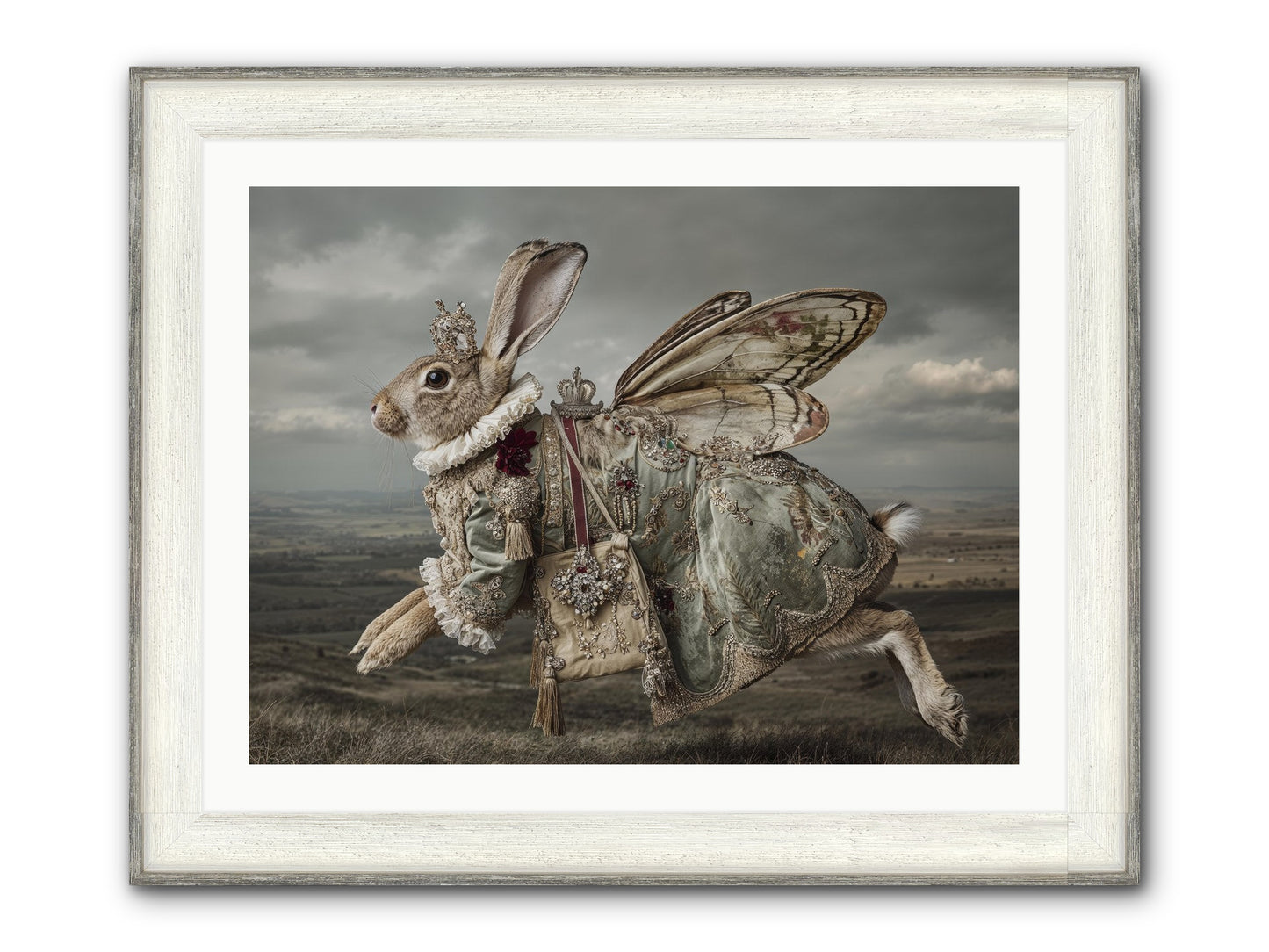Mintwater Diaries No.1 Framed Print - Driftwood White 32x24