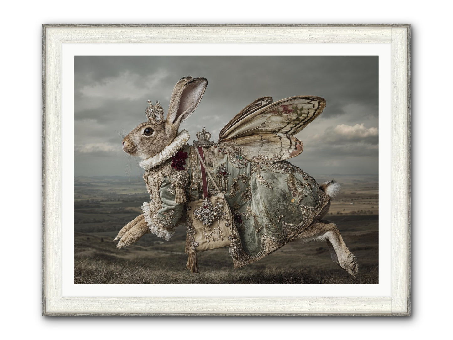 Mintwater Diaries No.1 Framed Print - Driftwood White 48x36