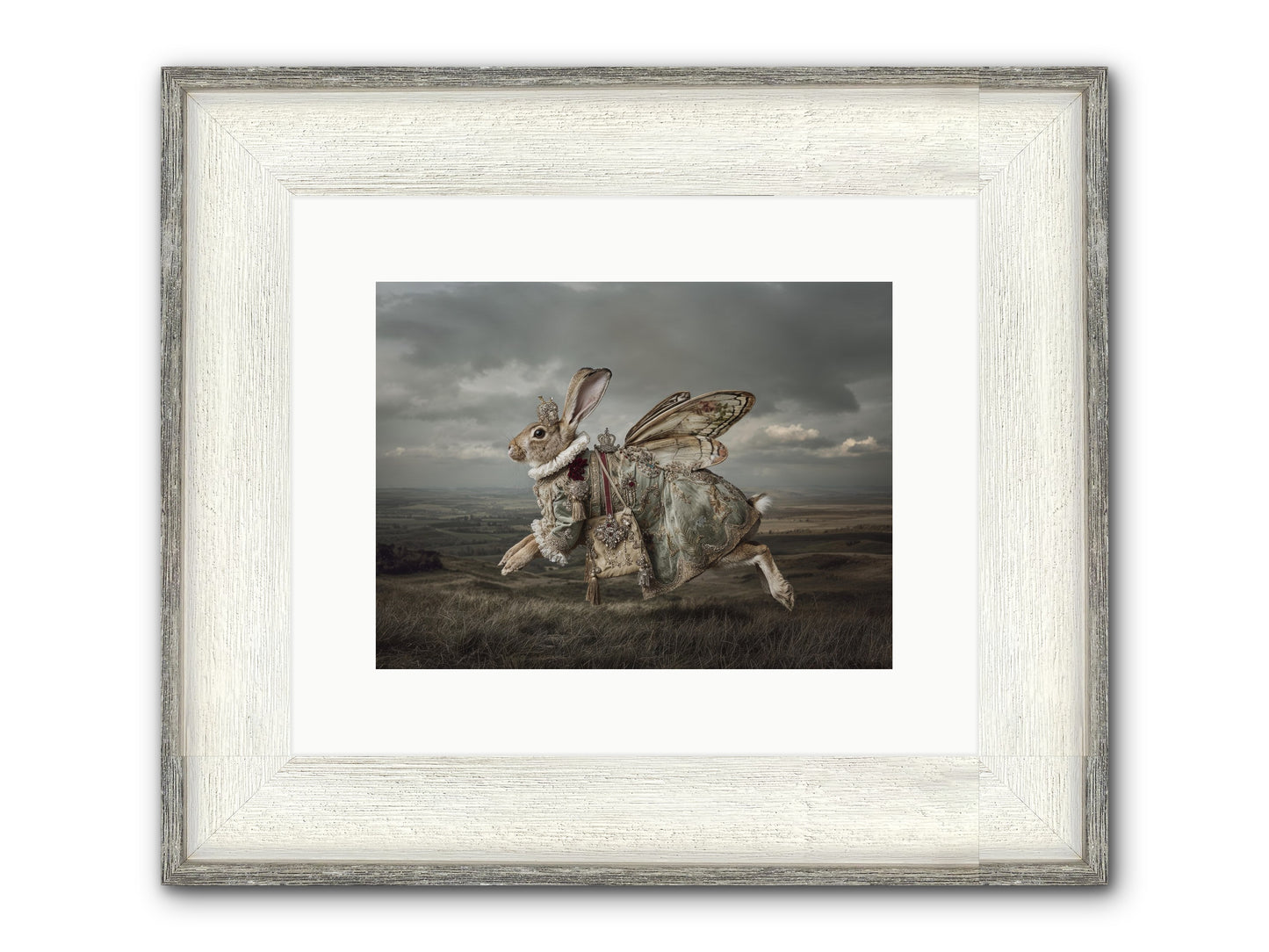 Mintwater Diaries No.2 Framed Print - Driftwood White 12x9