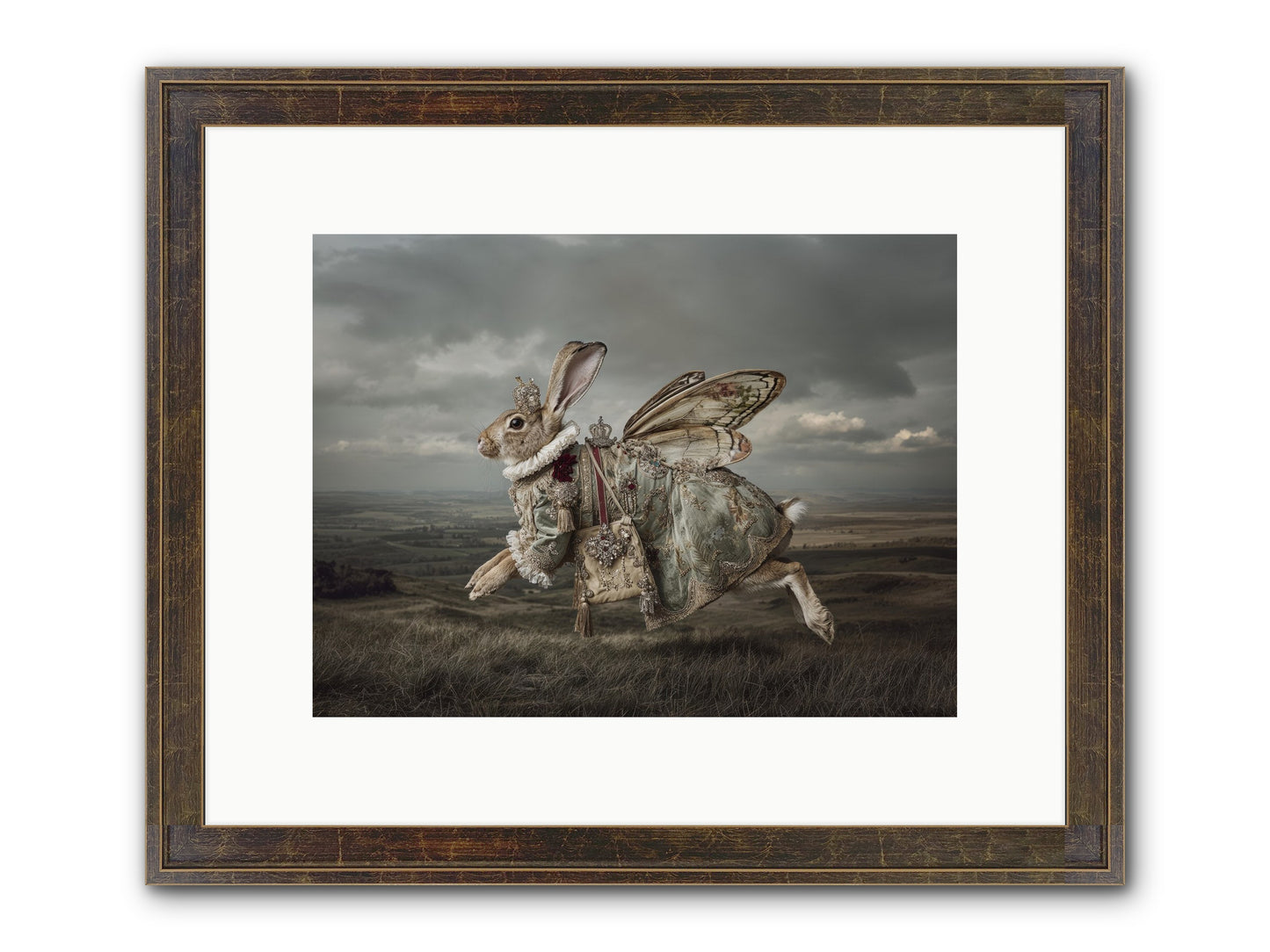 Mintwater Diaries No.2 Framed Print - Slimwoods Black/Gold 12x9