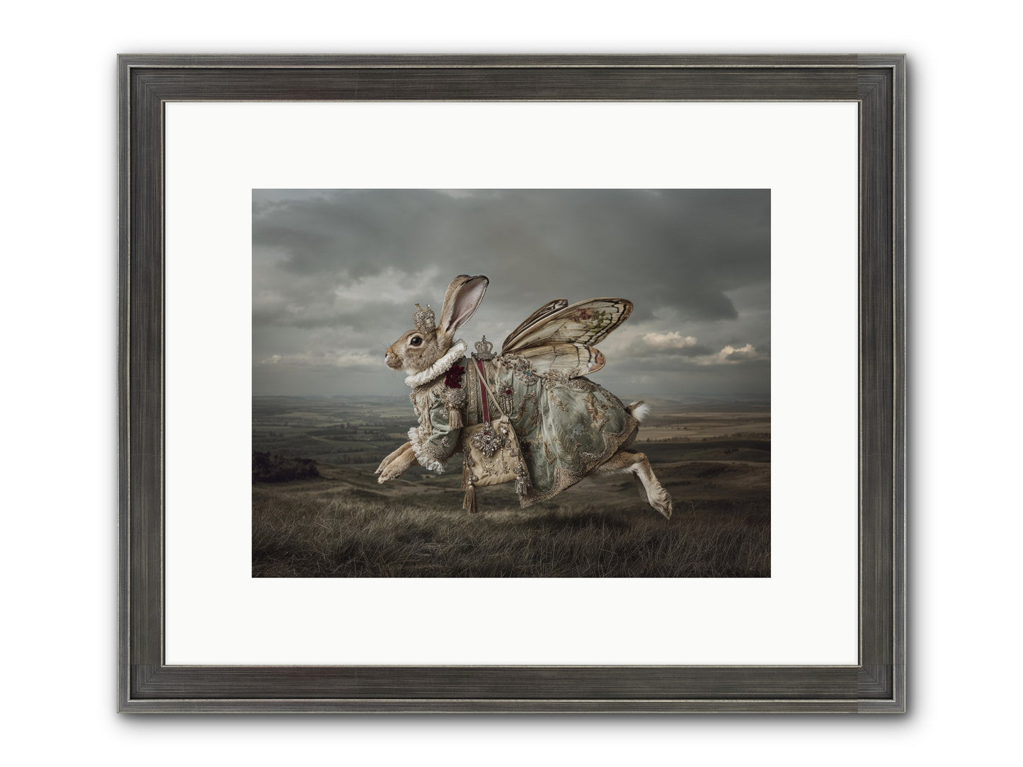 Mintwater Diaries No.2 Framed Print - Slimwoods Black/Silver 12x9