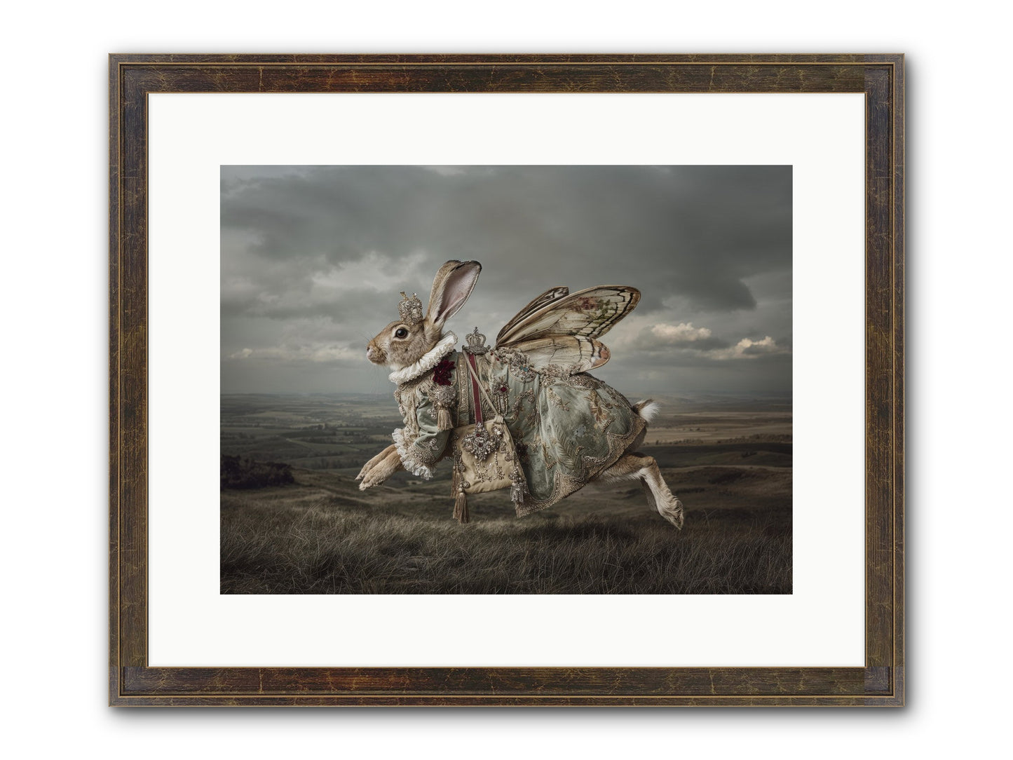 Mintwater Diaries No.2 Framed Print - Slimwoods Black/Gold 16x12