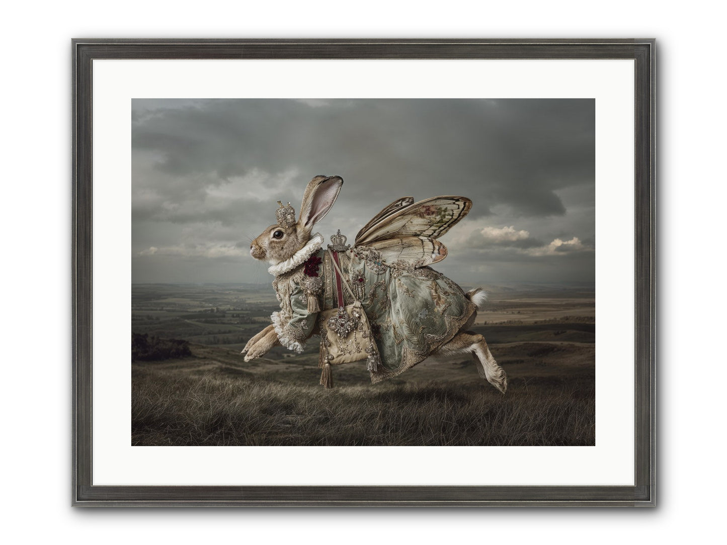 Mintwater Diaries No.2 Framed Print - Slimwoods Black/Silver 24x18