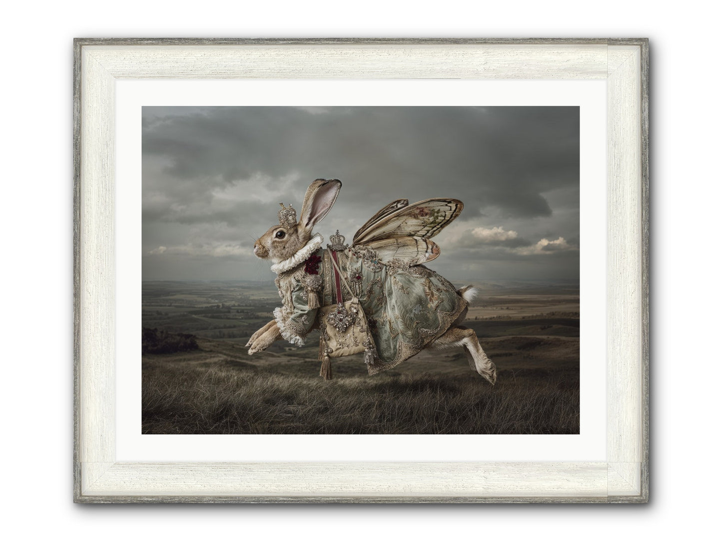 Mintwater Diaries No.2 Framed Print - Driftwood White 32x24