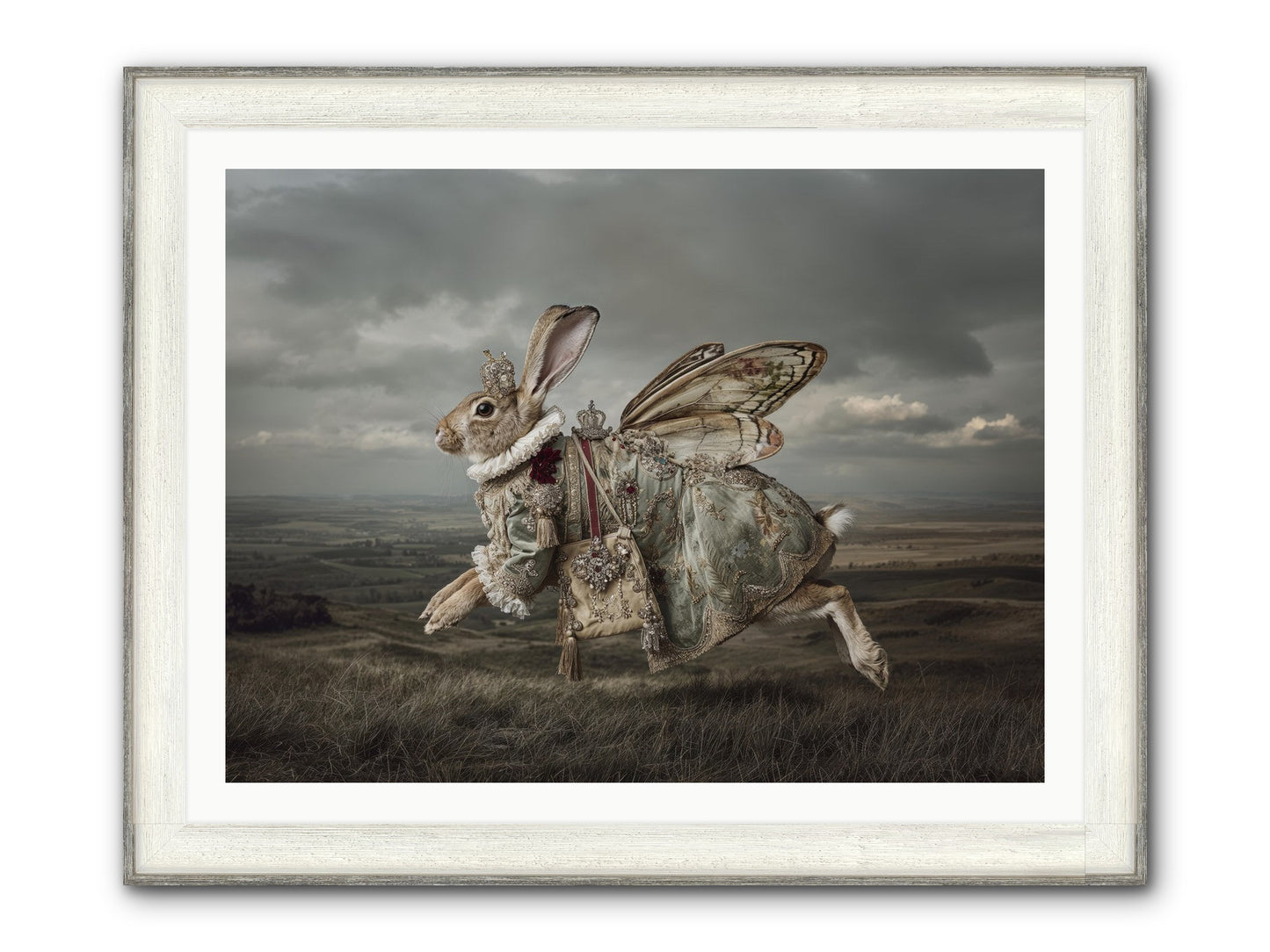 Mintwater Diaries No.2 Framed Print - Driftwood White 40x30