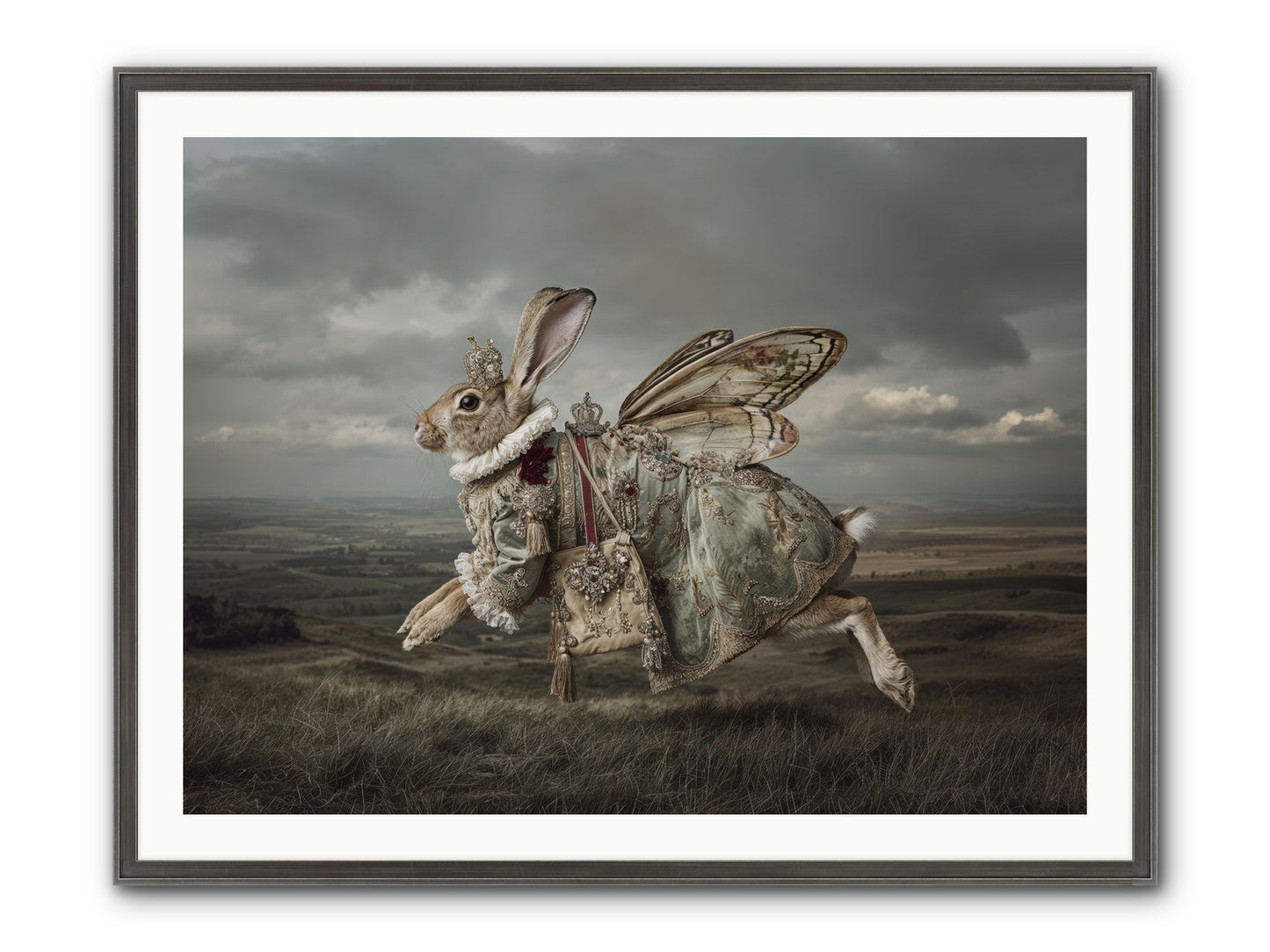 Mintwater Diaries No.2 Framed Print - Slimwoods Black/Silver 40x30