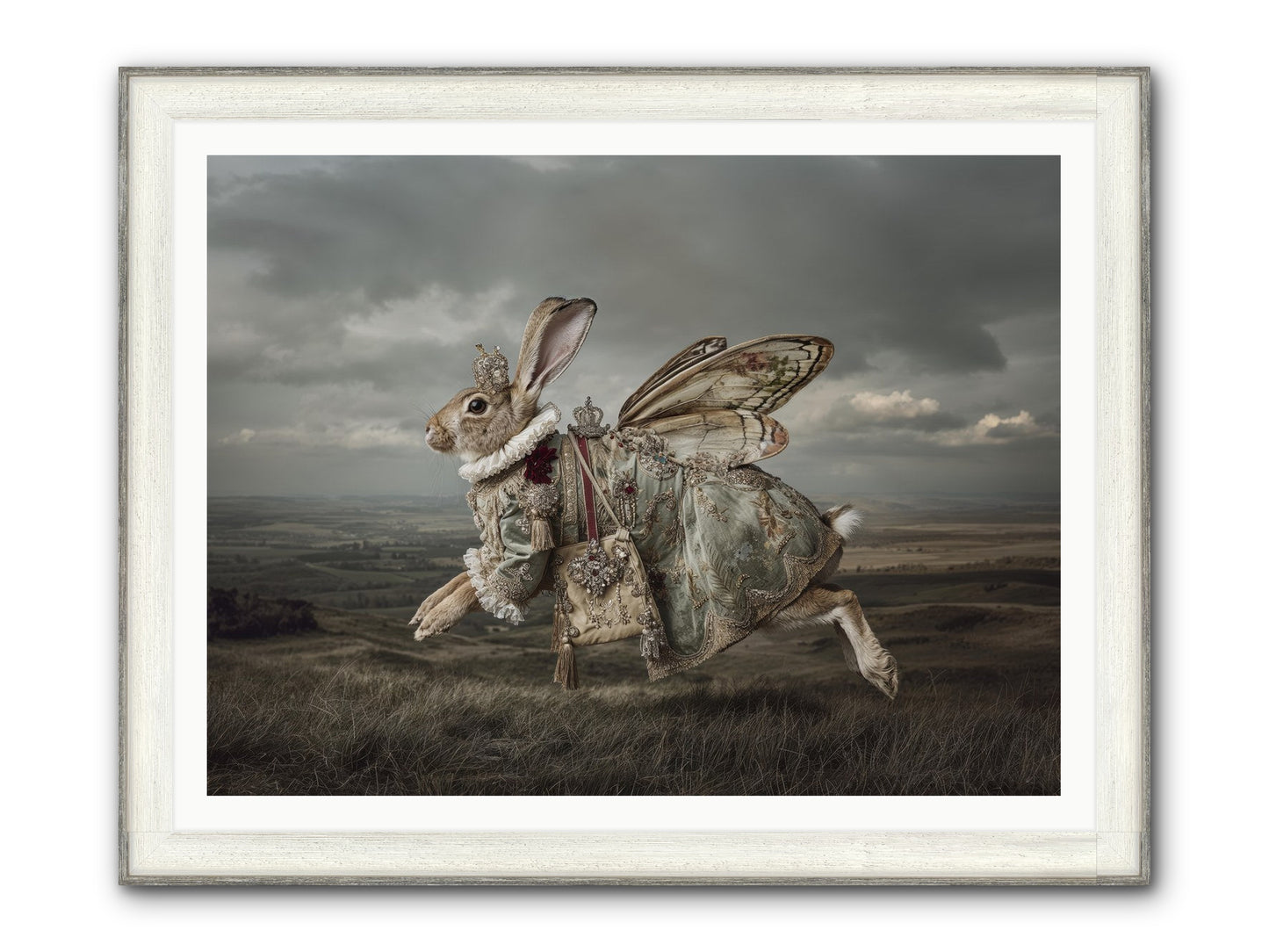 Mintwater Diaries No.2 Framed Print - Driftwood White 48x36
