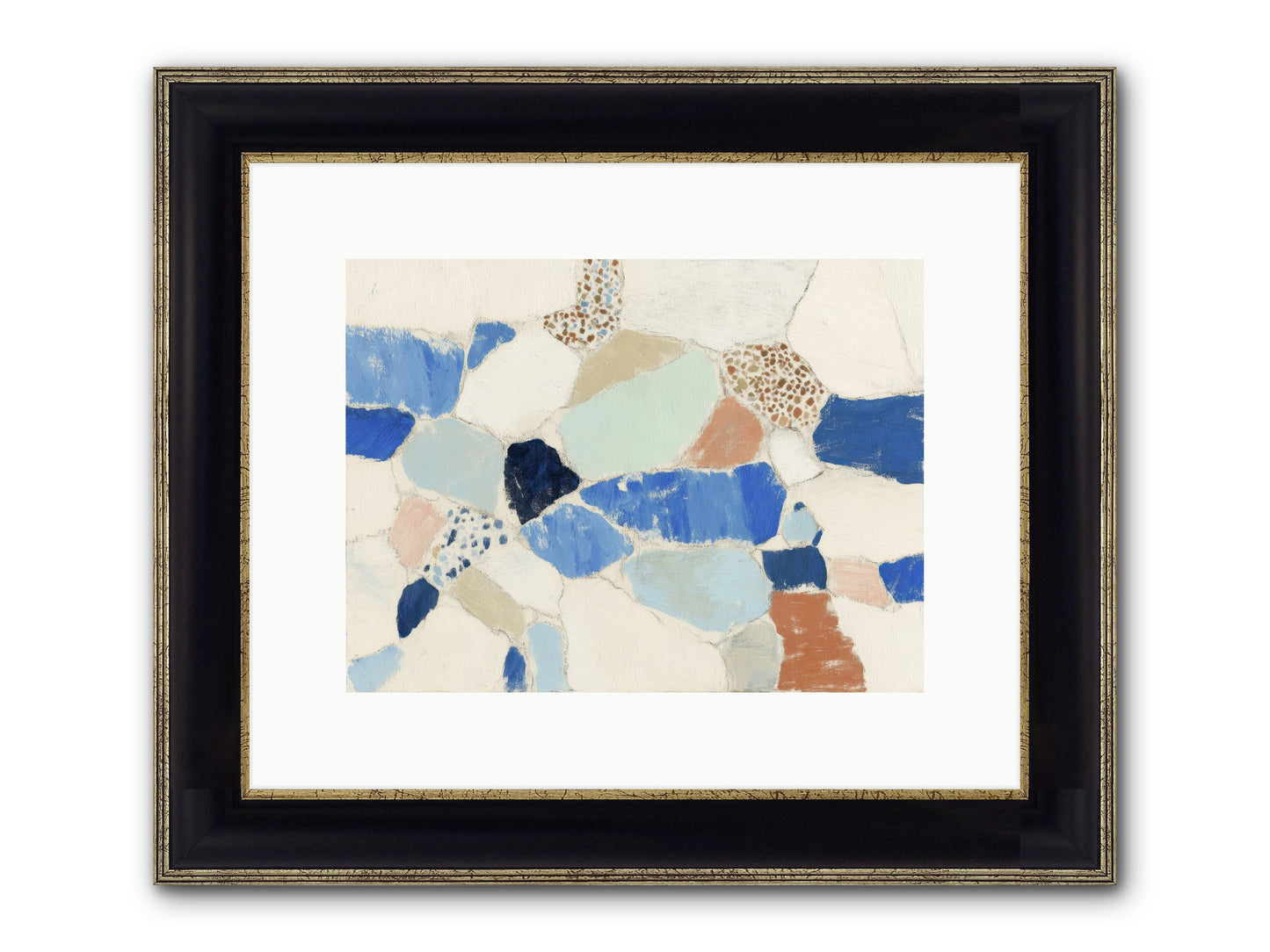 Mirador Framed Print - Black & Gold 12x9