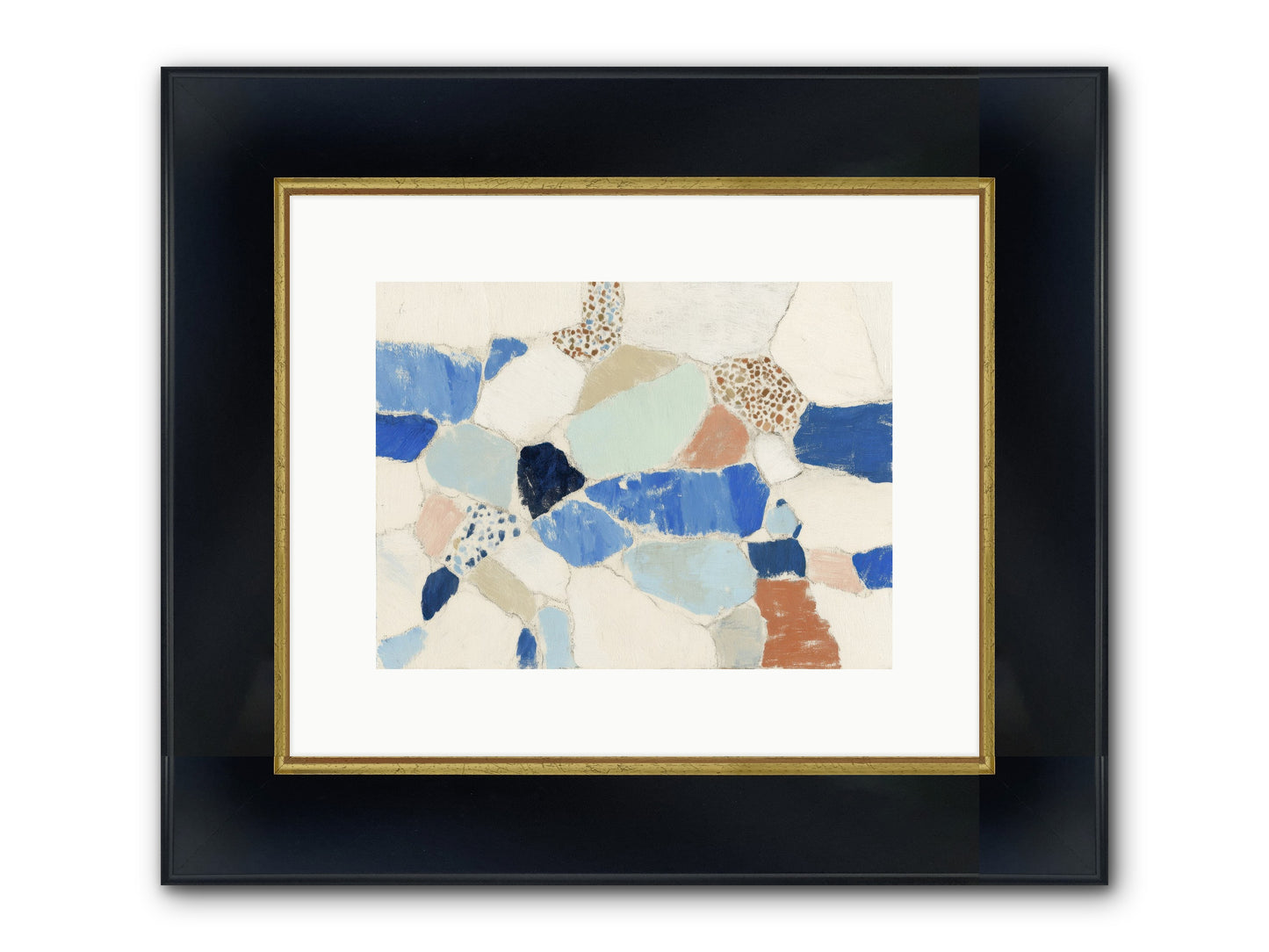 Mirador Framed Print - Wide Black w/Gold 12x9