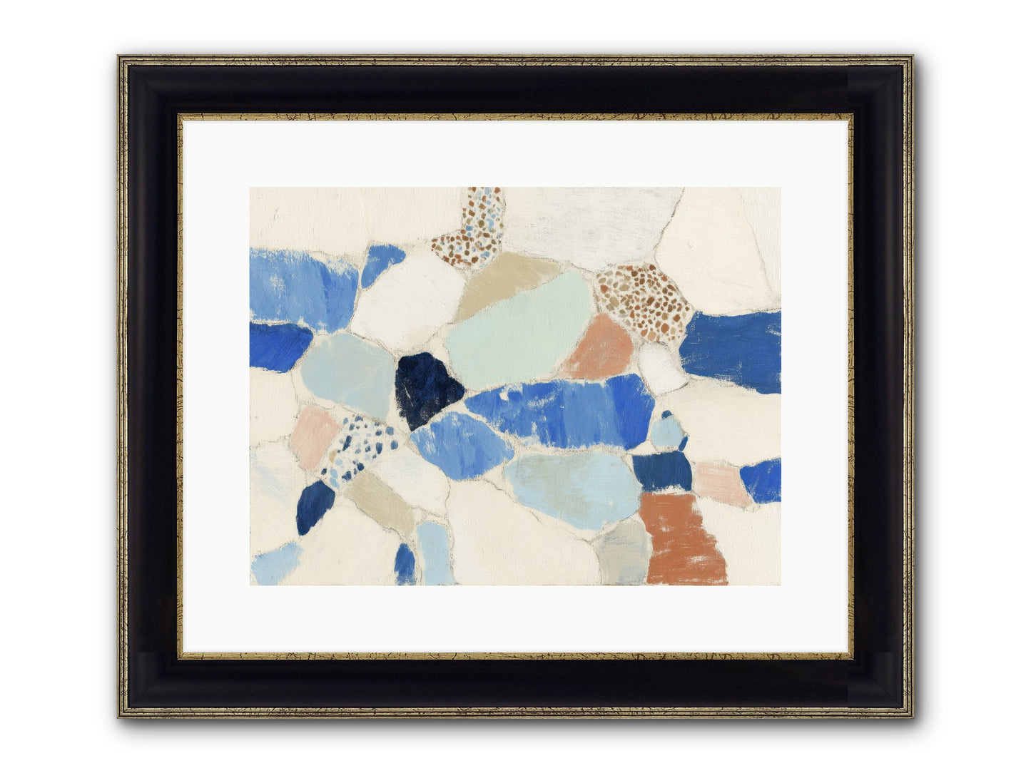 Mirador Framed Print - Black & Gold 16x12