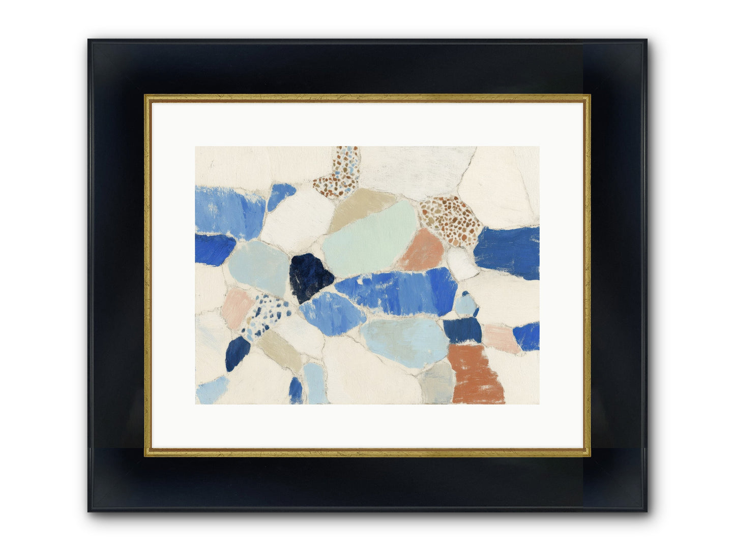 Mirador Framed Print - Wide Black w/Gold 16x12
