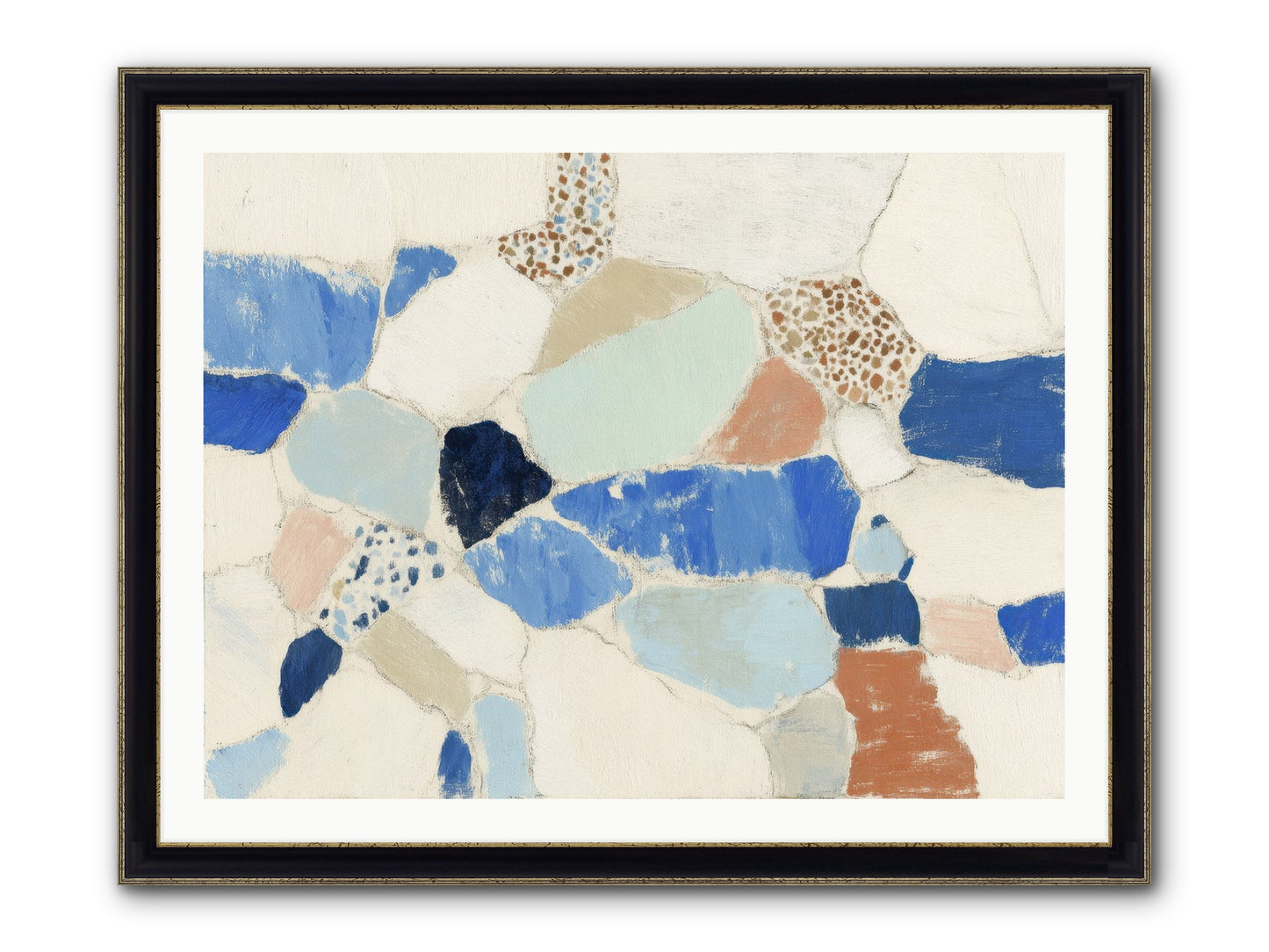Mirador Framed Print - Black & Gold 40x30