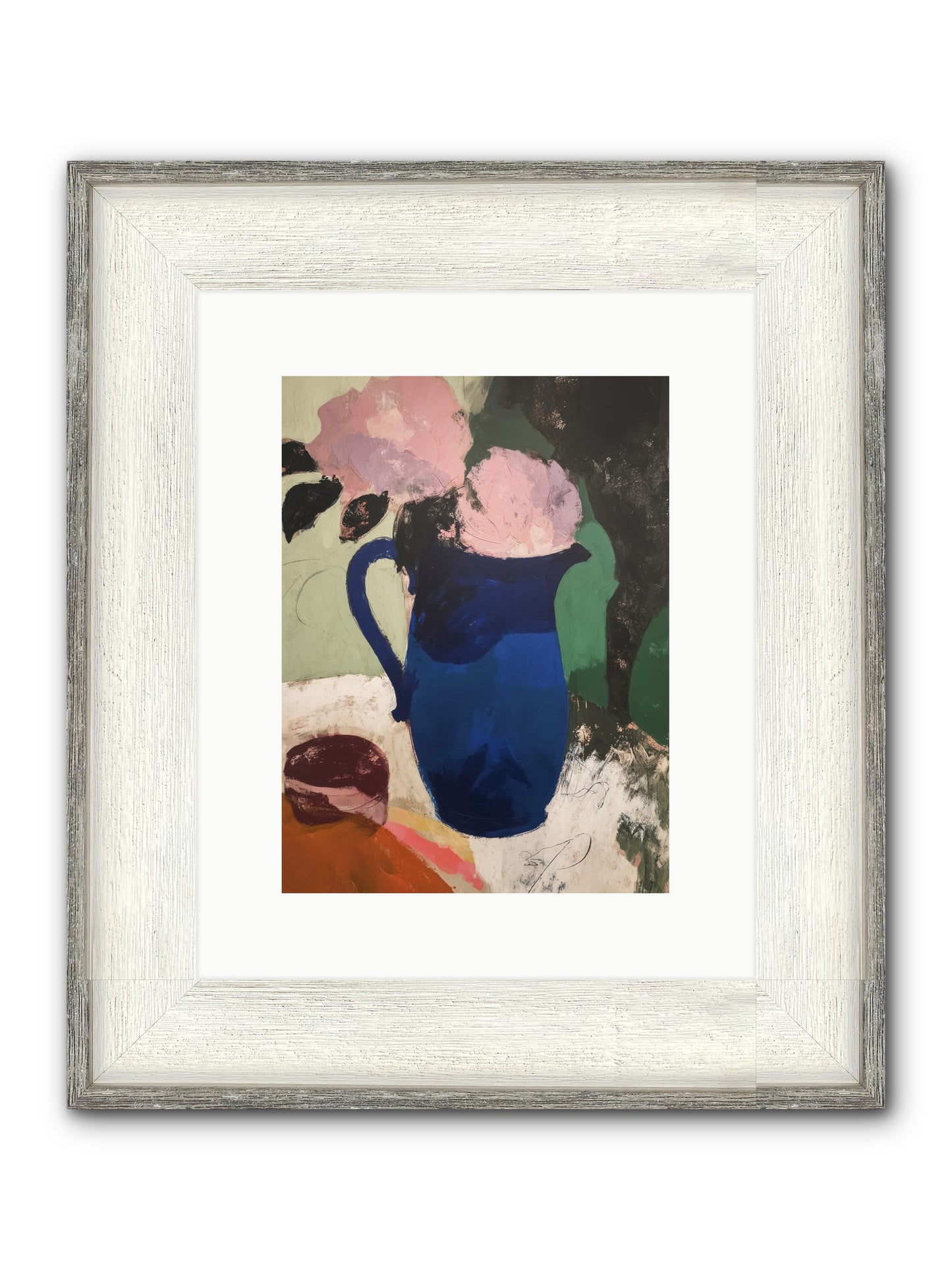 Mirevale Framed Print - Driftwood White 9x12