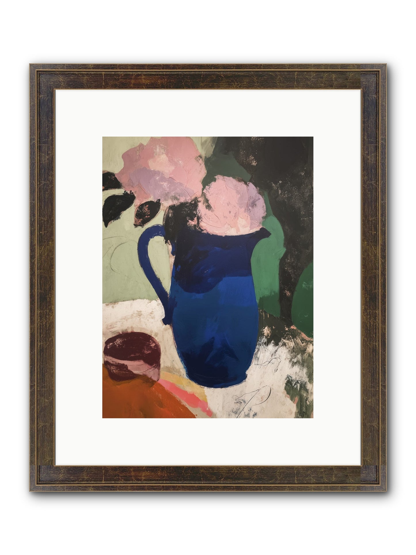 Mirevale Framed Print - Slimwoods Black/Gold 9x12
