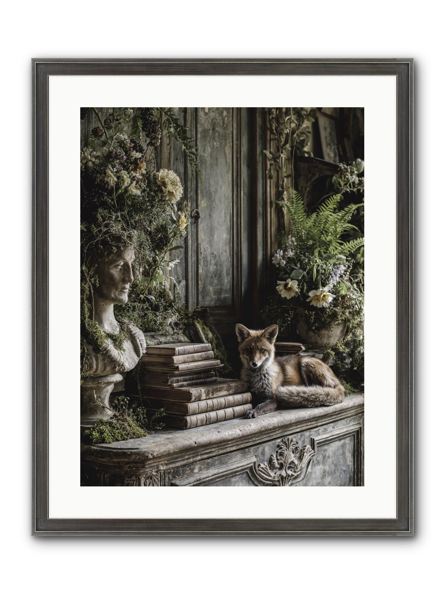 Mischief Blessed Framed Print - Slimwoods Black/Silver 18x24
