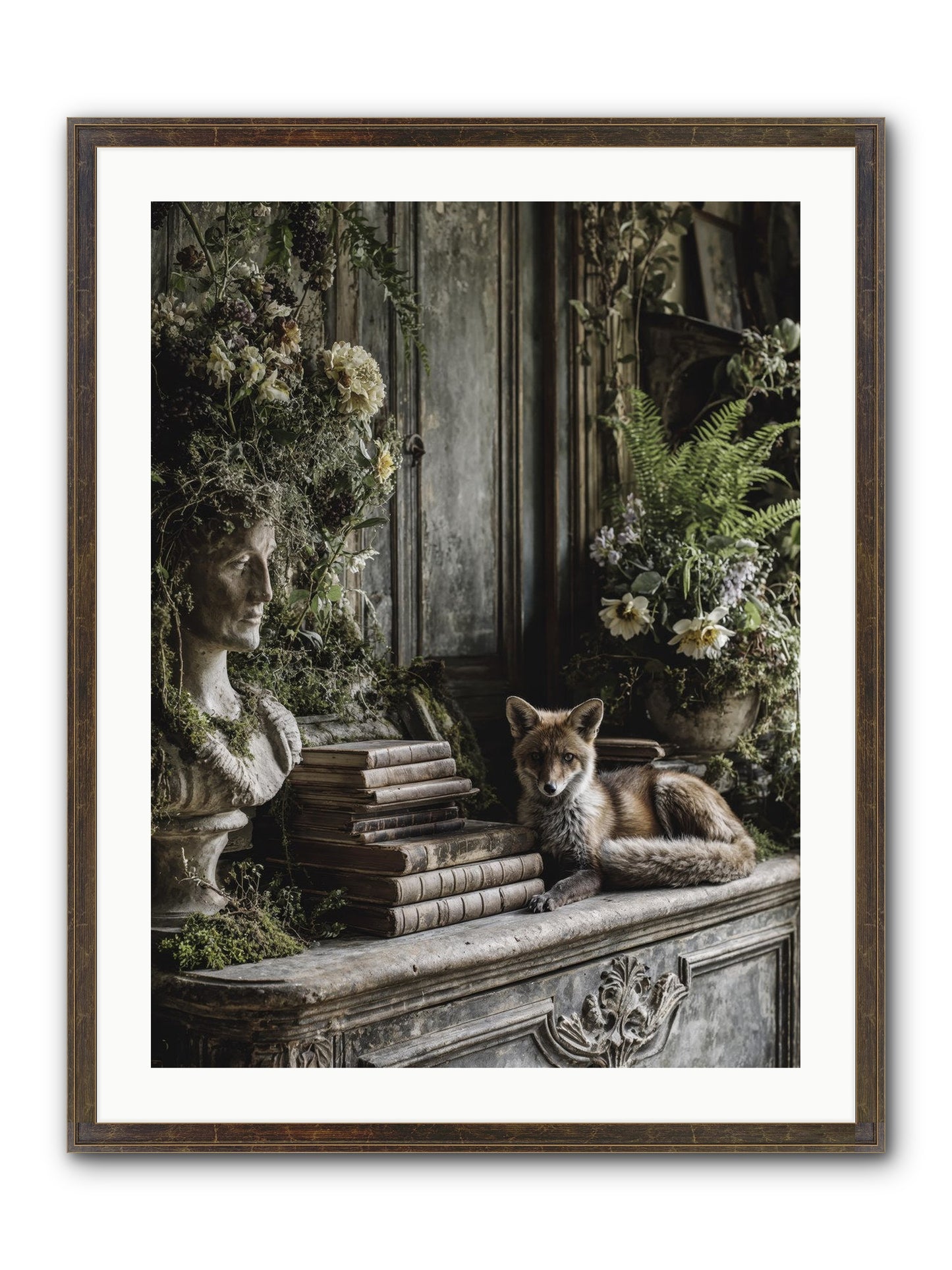 Mischief Blessed Framed Print - Slimwoods Black/Gold 24x32