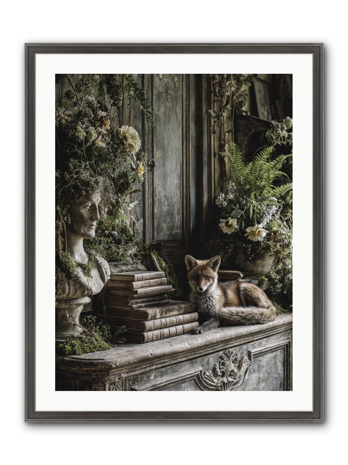 Mischief Blessed Framed Print - Slimwoods Black/Silver 24x32