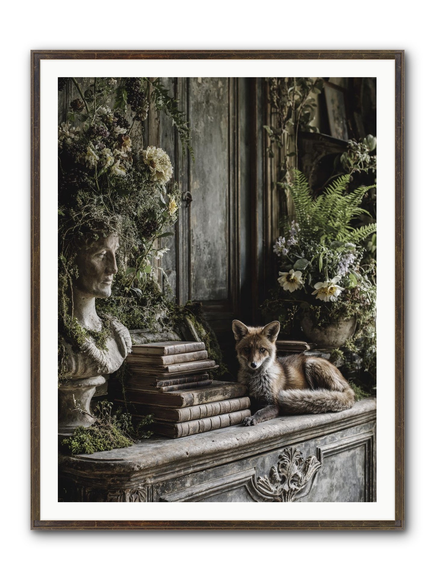 Mischief Blessed Framed Print - Slimwoods Black/Gold 36x48