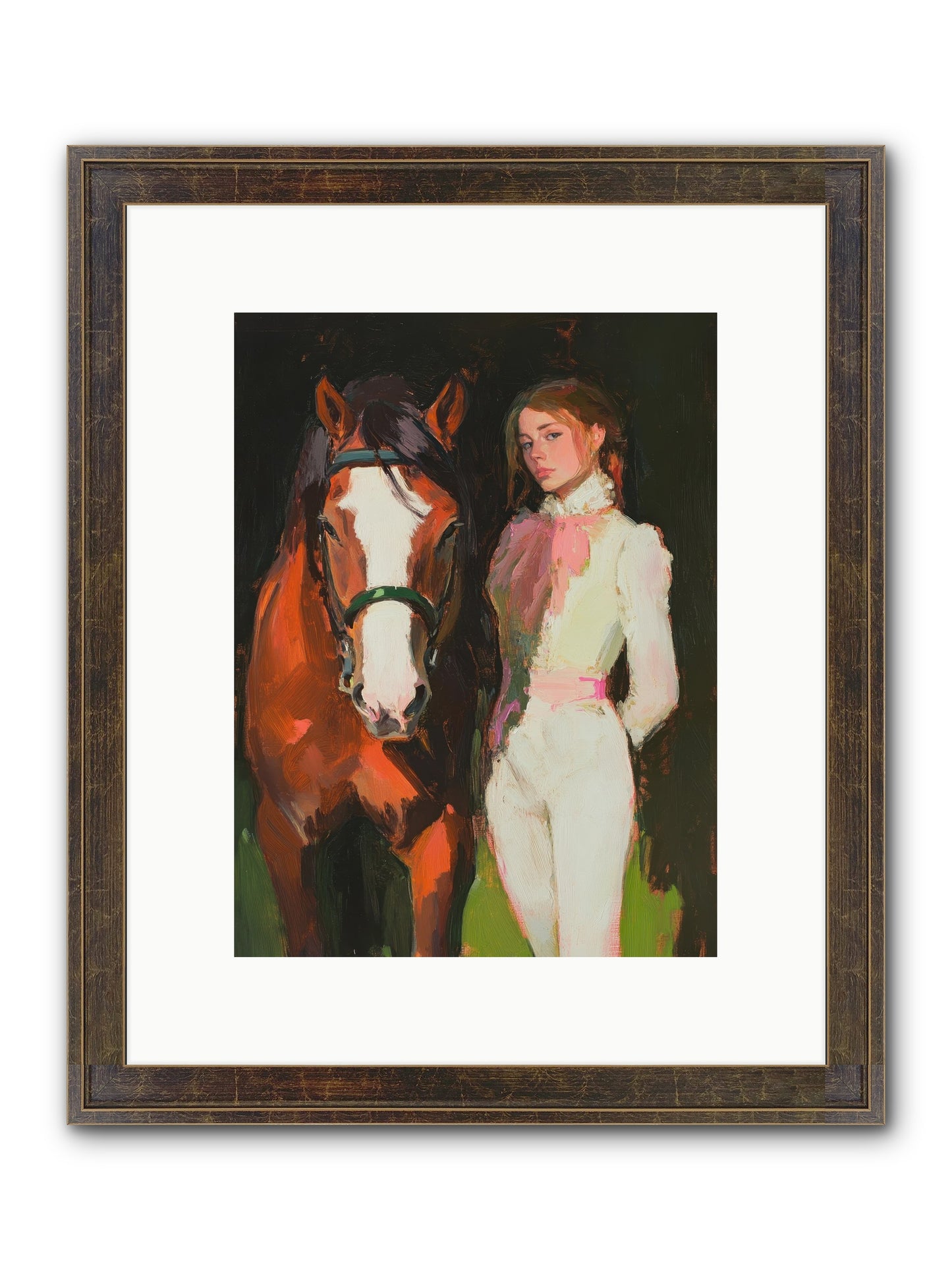 Mischief Maker Framed Print - Slimwoods Black/Gold 9x12