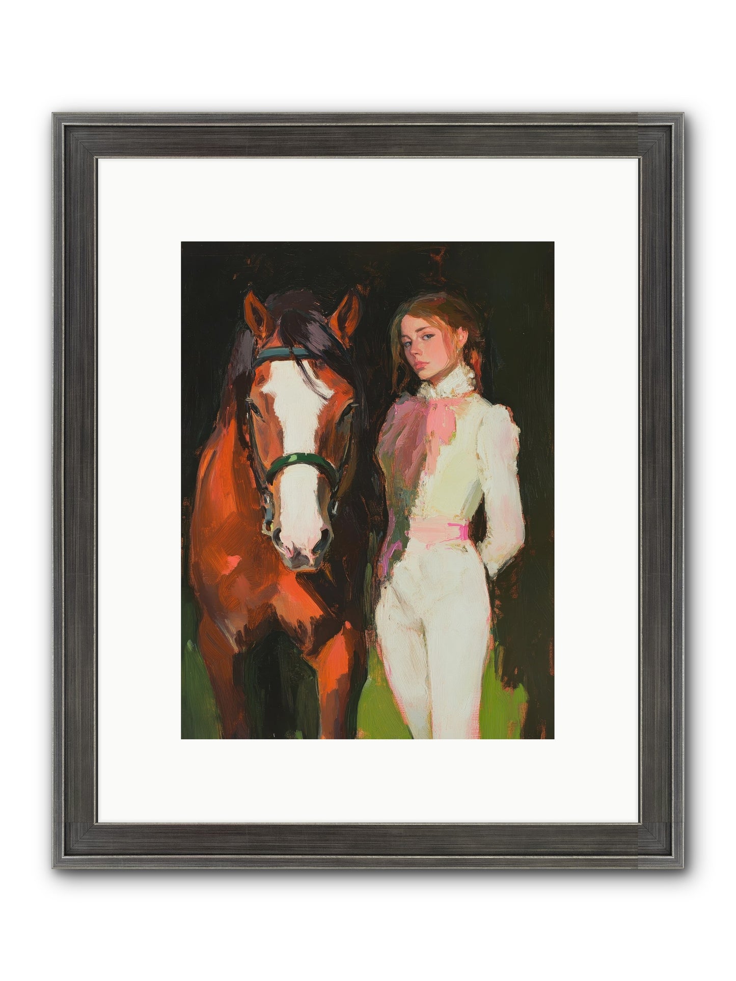 Mischief Maker Framed Print - Slimwoods Black/Silver 9x12