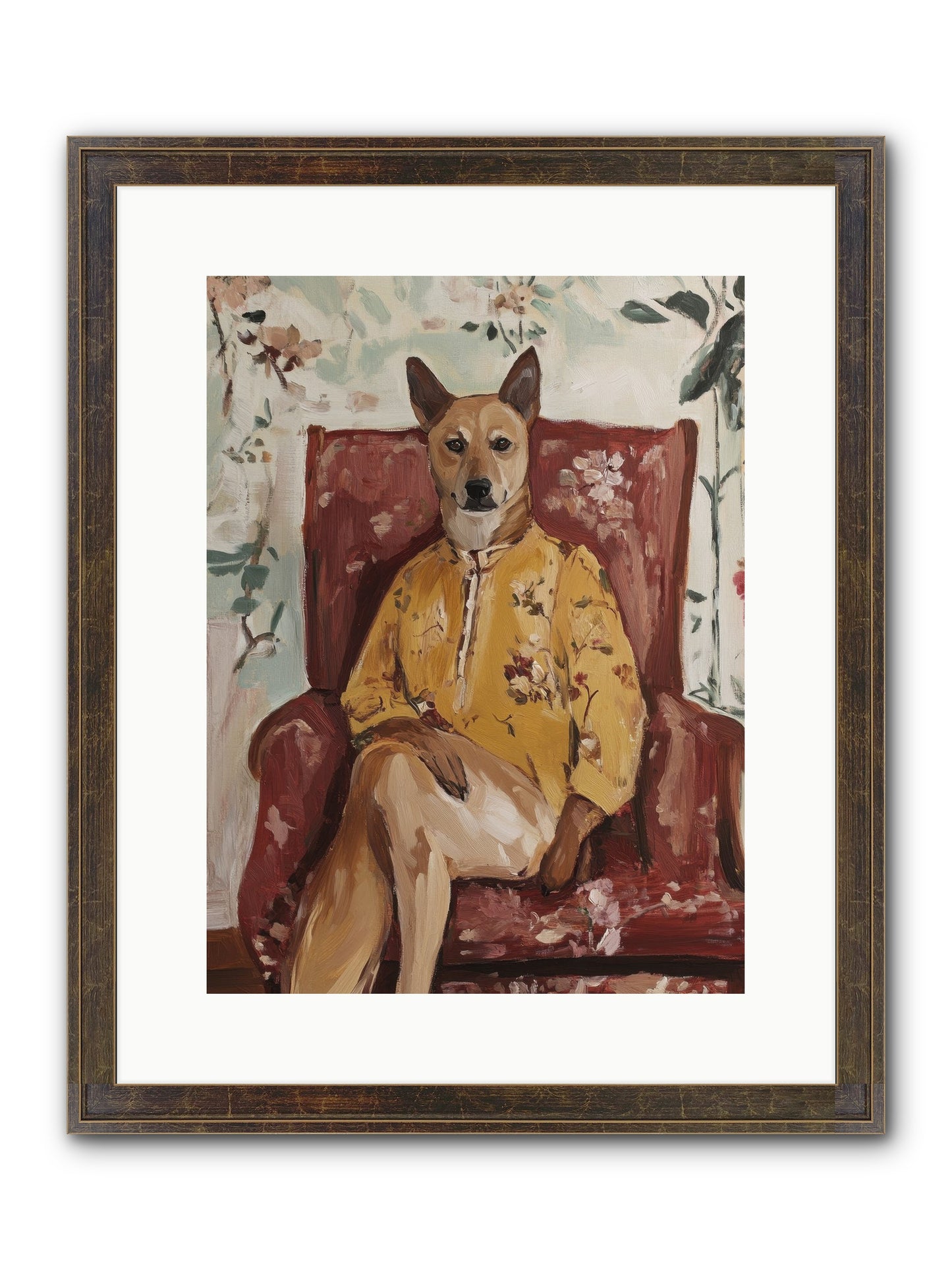 Miss Honey Bee Framed Print - Slimwoods Black/Gold 12x16