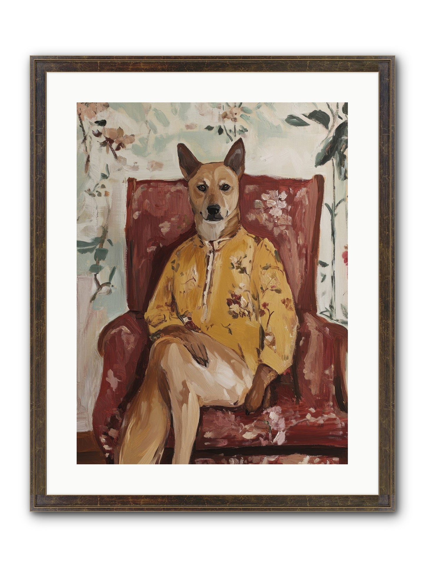 Miss Honey Bee Framed Print - Slimwoods Black/Gold 18x24
