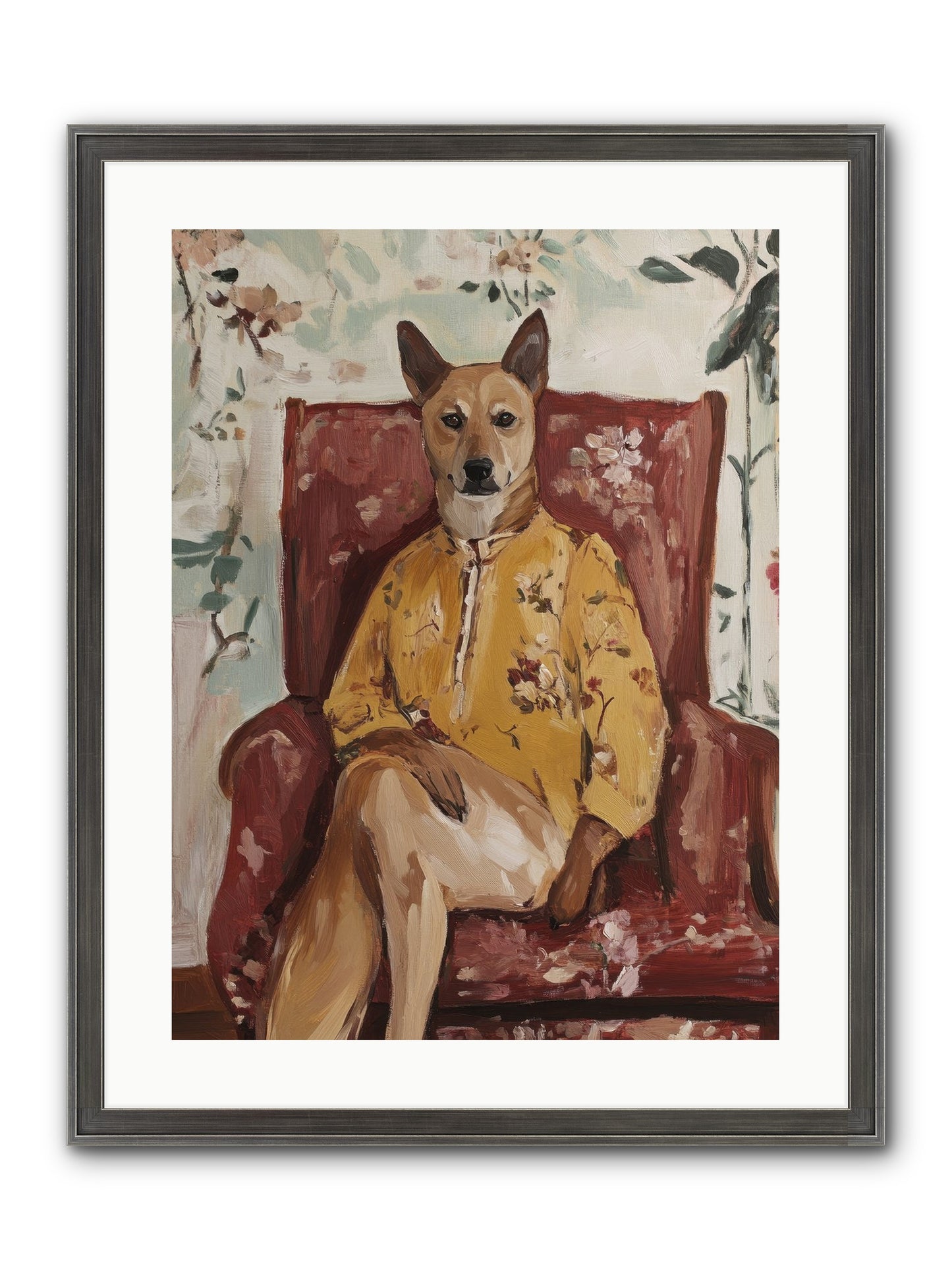 Miss Honey Bee Framed Print - Slimwoods Black/Silver 18x24