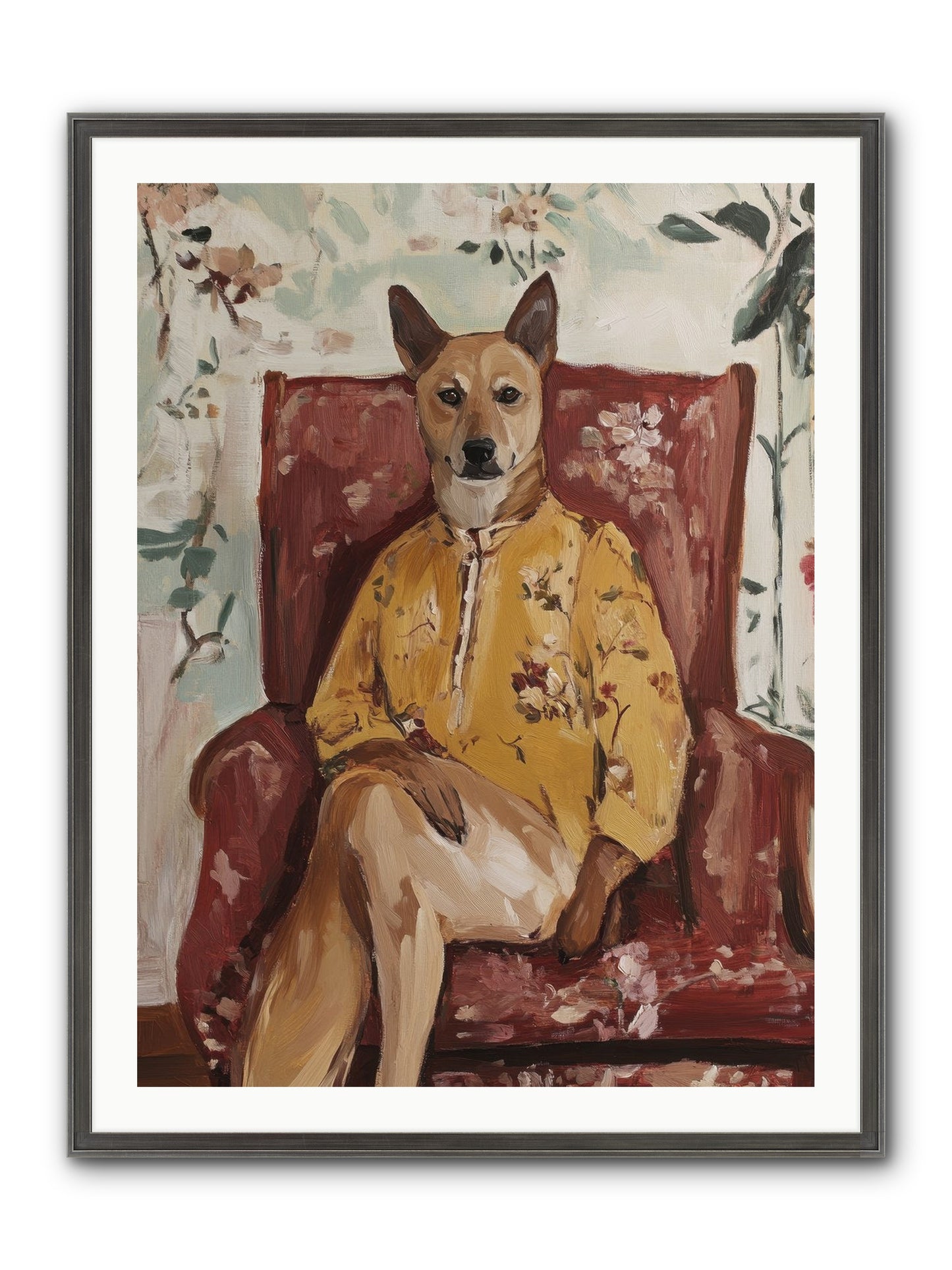 Miss Honey Bee Framed Print - Slimwoods Black/Silver 30x40